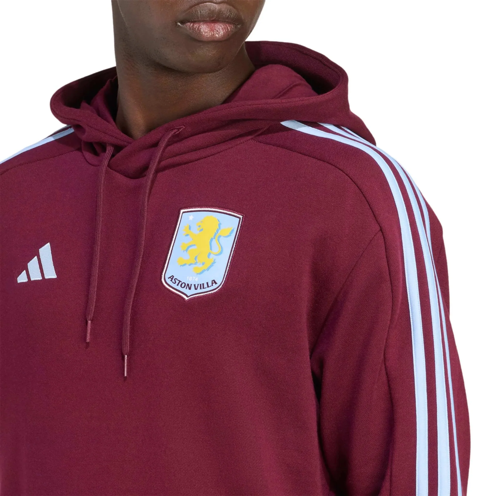 adidas 2025-26 Aston Villa Men's DNA Hoodie - Image 4