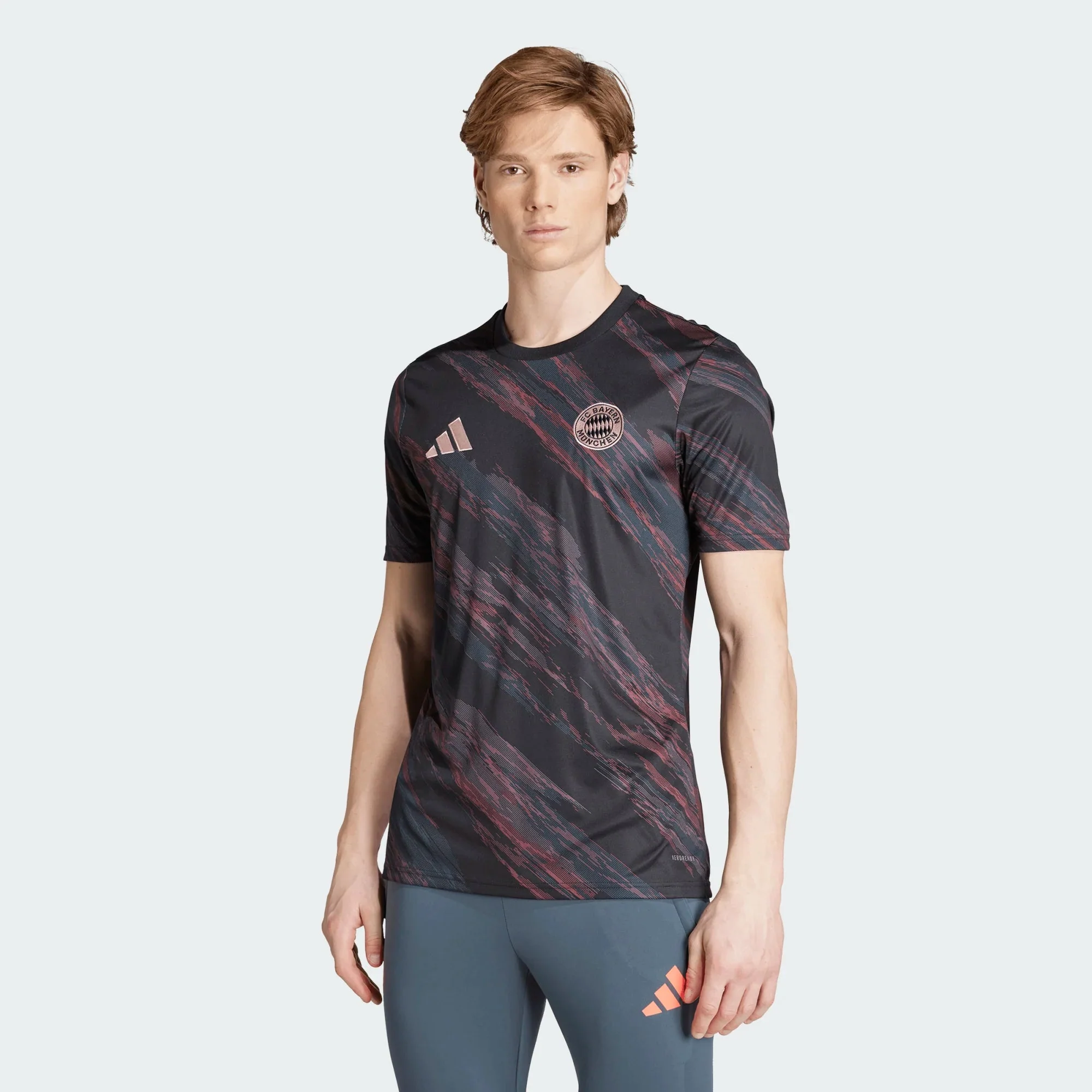adidas 2025-26 Bayern Munich Men's Pre-Match Soccer Jersey - Image 3