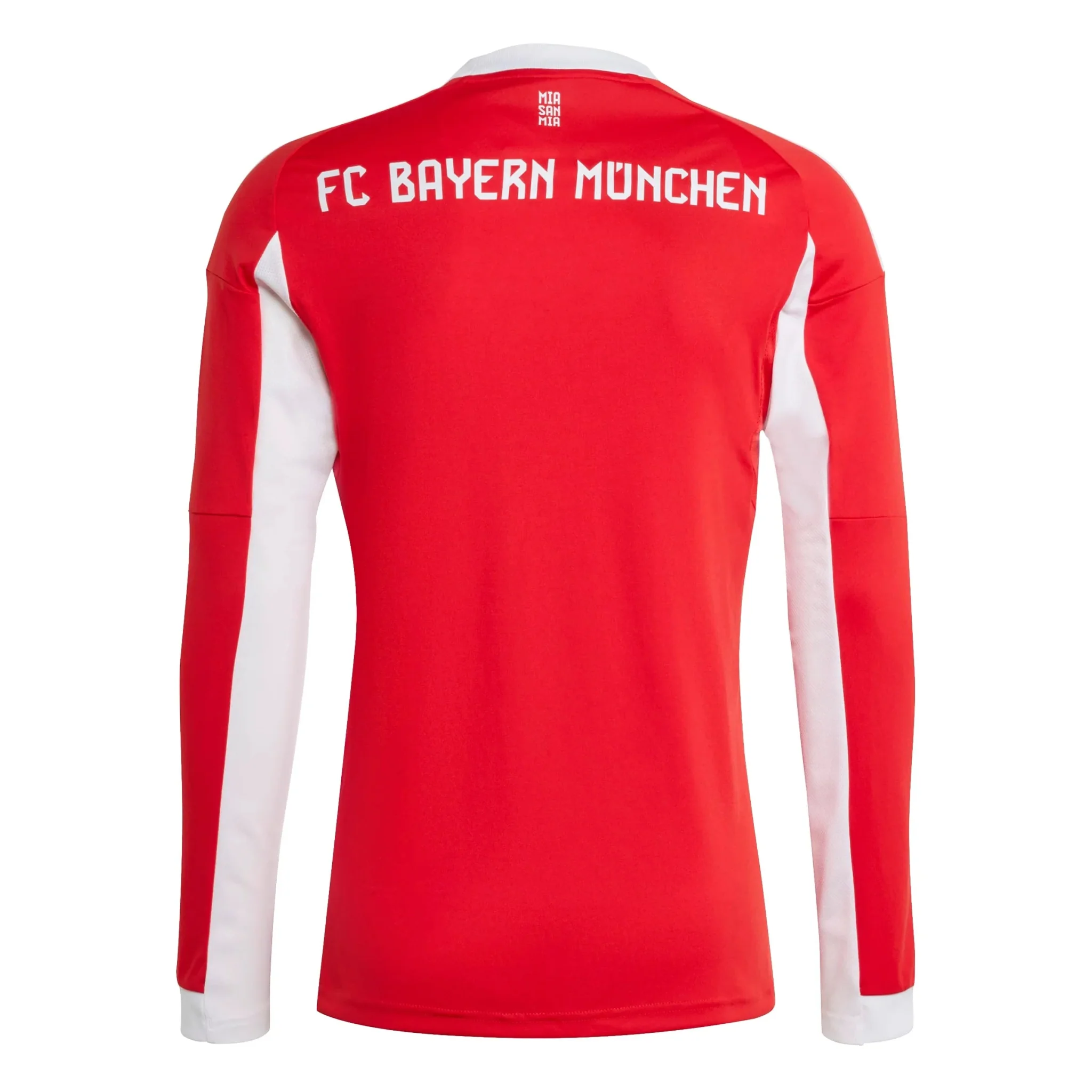 adidas 2025-26 Bayern Munich Men's Stadium Home Long-Sleeve Soccer Jersey - Image 2