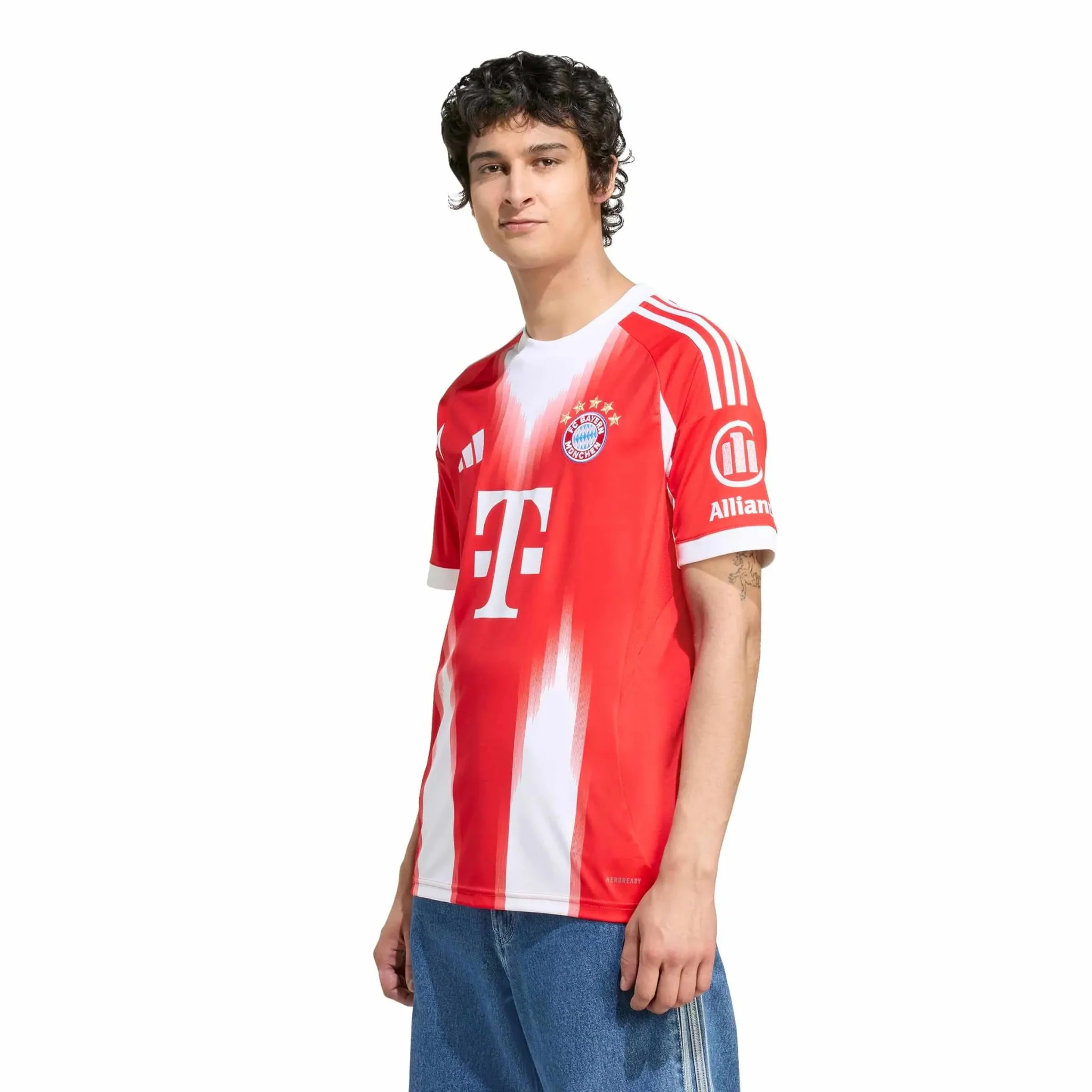 adidas 2025-26 Bayern Munich Men's Stadium Home Soccer Jersey - Image 3