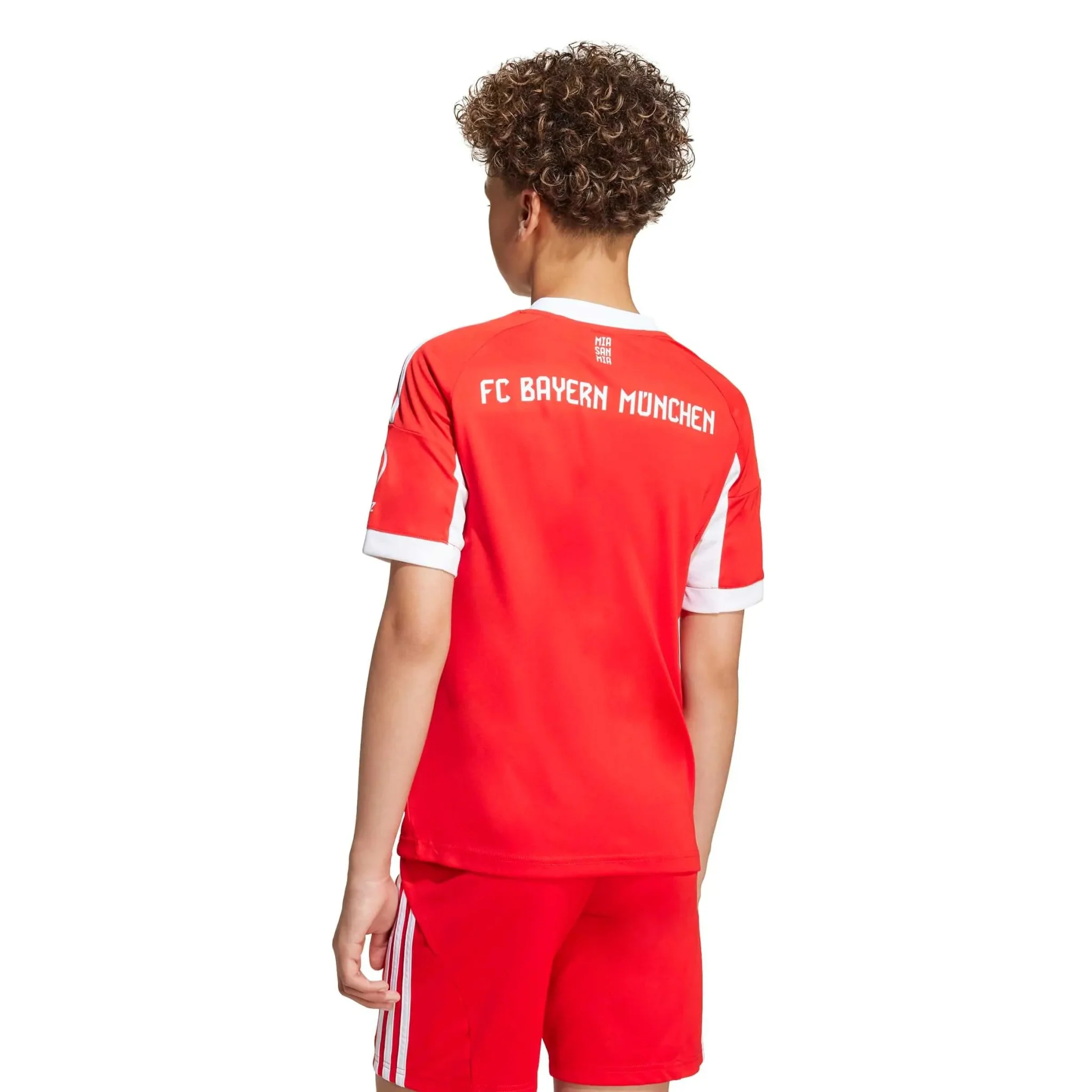 adidas 2025-26 Bayern Munich Youth Stadium Home Soccer Jersey - Image 6