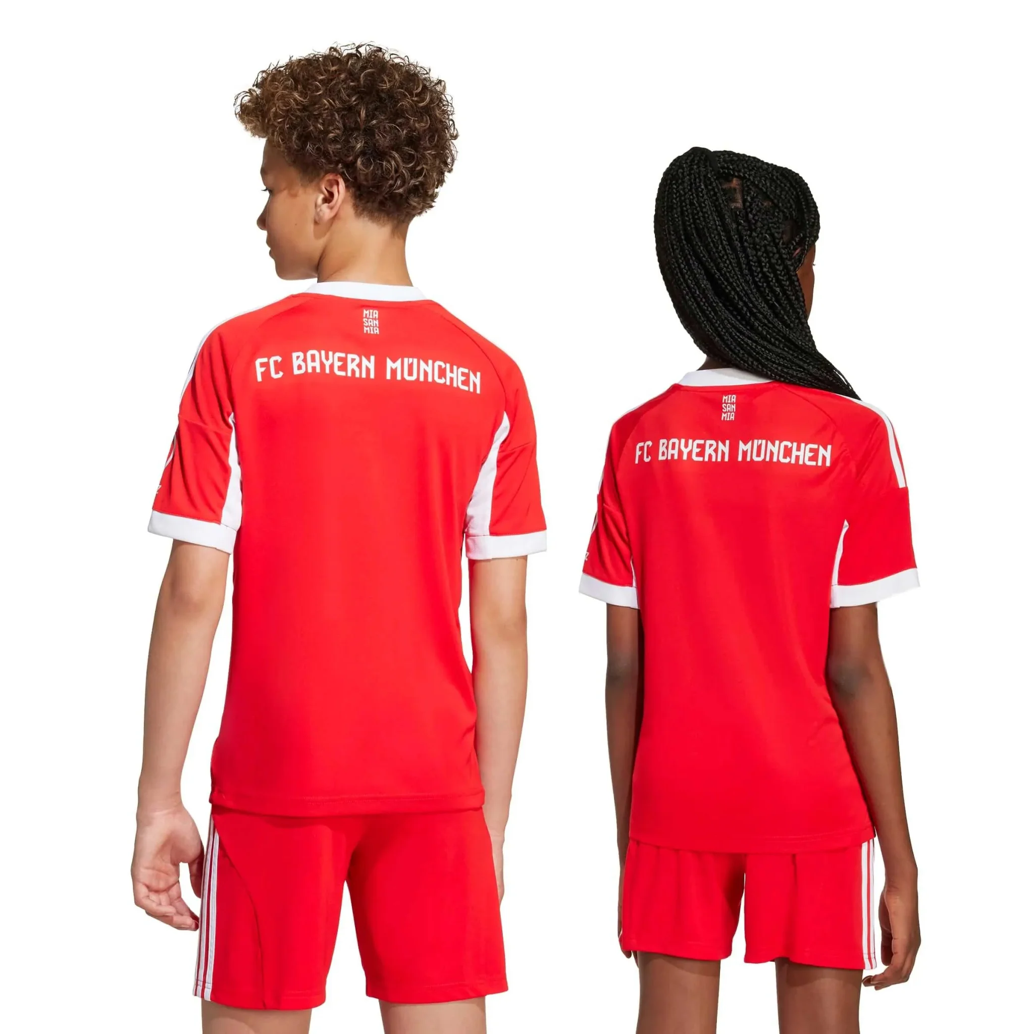 adidas 2025-26 Bayern Munich Youth Stadium Home Soccer Jersey - Image 7