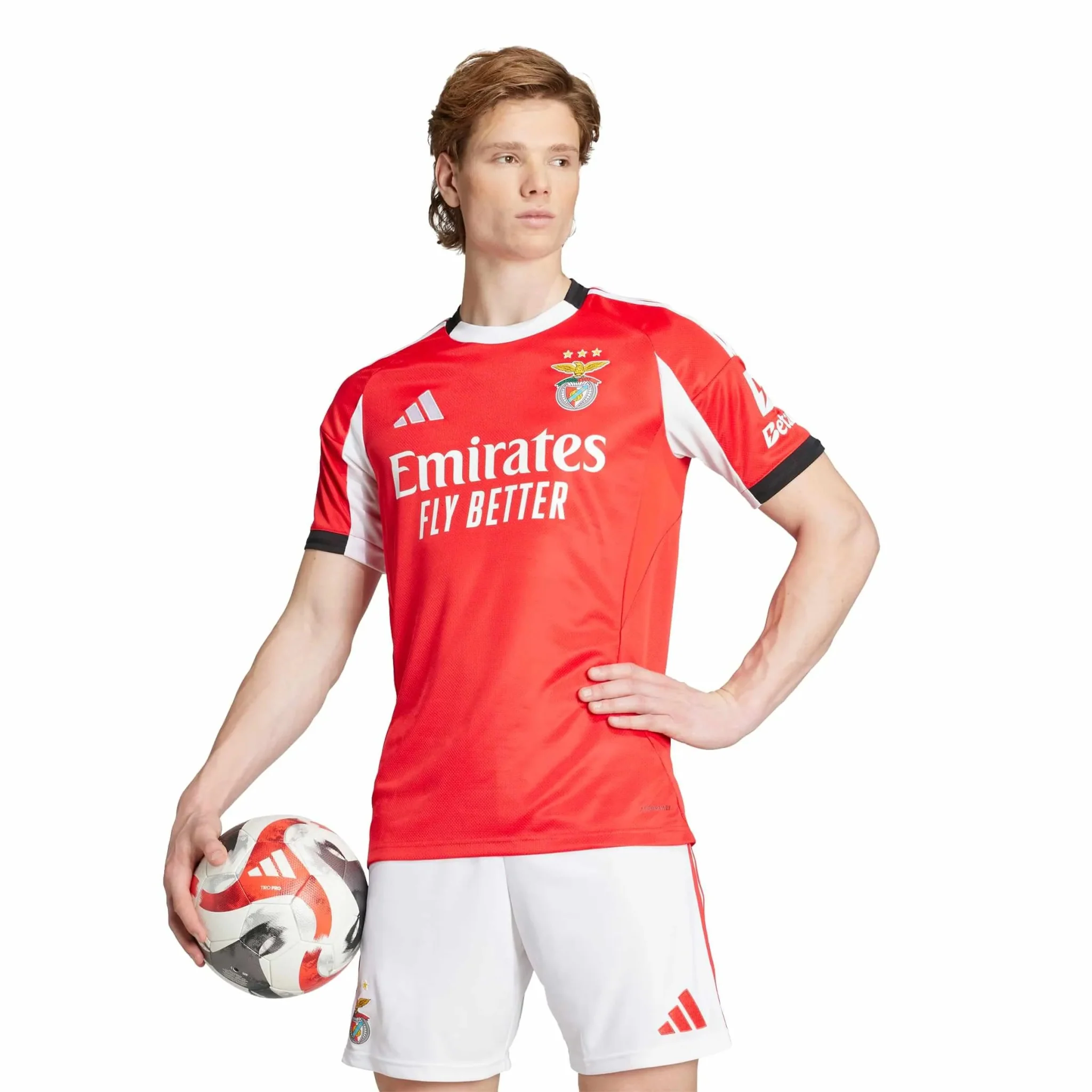 adidas 2025-26 Benfica Men's Stadium Home Soccer Jersey - Image 3
