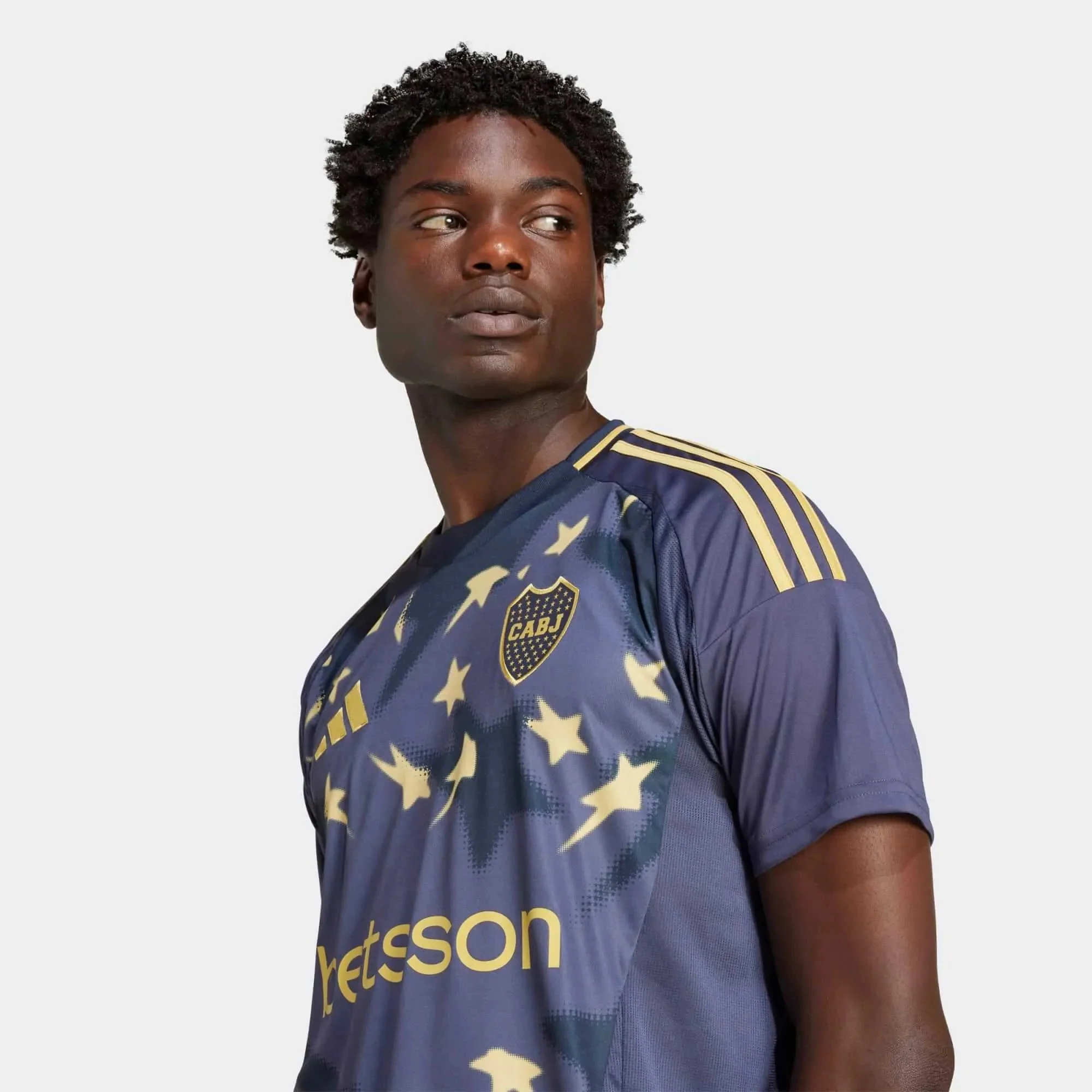 adidas 2025 Boca Juniors Men's Stadium Third Soccer Jersey - Image 6