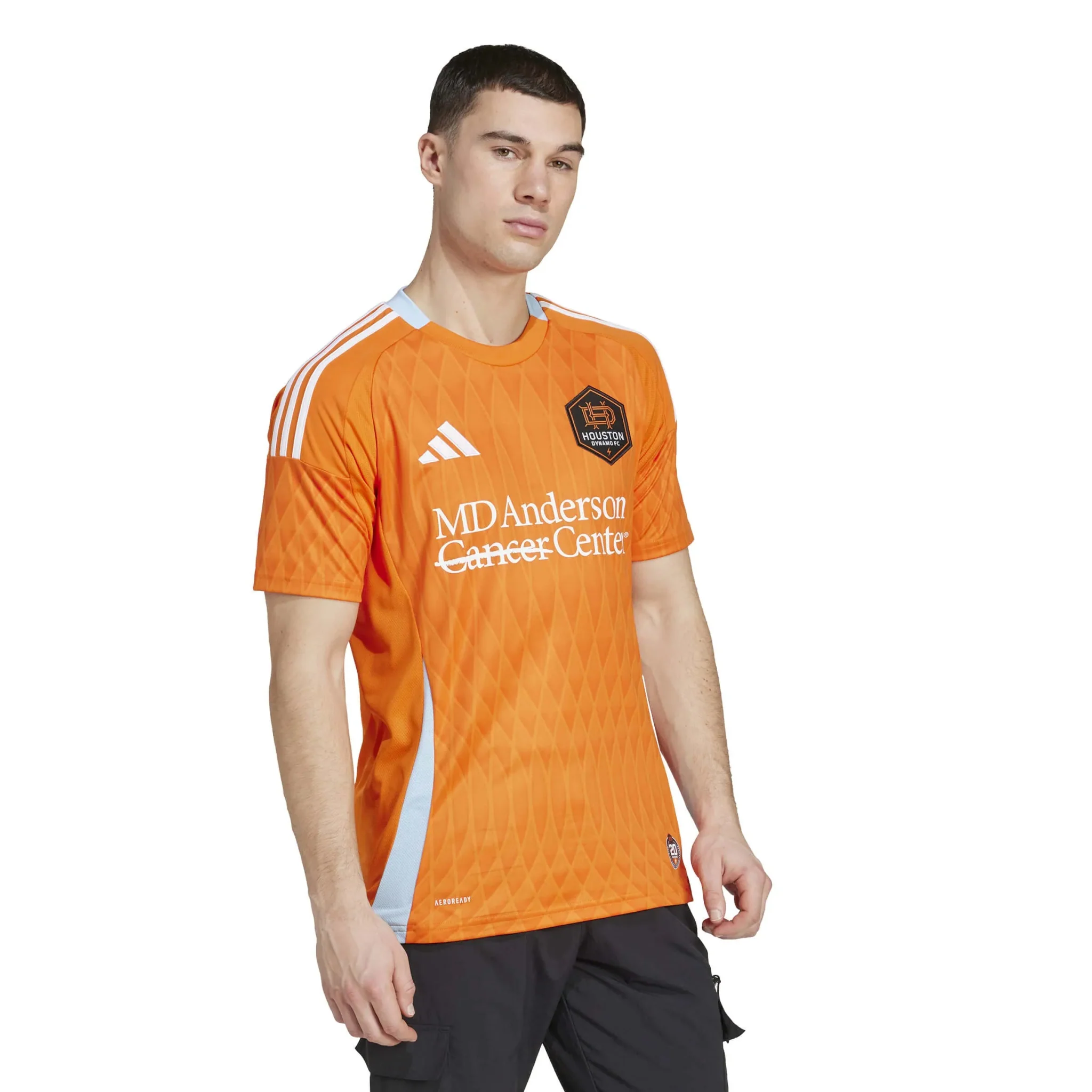 adidas 2025-26 Houston Dynamo Men's Stadium Home Soccer Jersey - Image 4