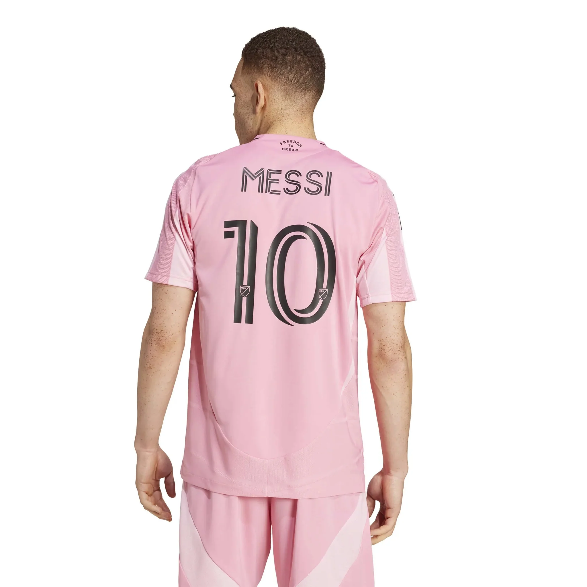 adidas 2025-26 Inter Miami Men's Messi #10 Authentic Home Soccer Jersey - Image 3