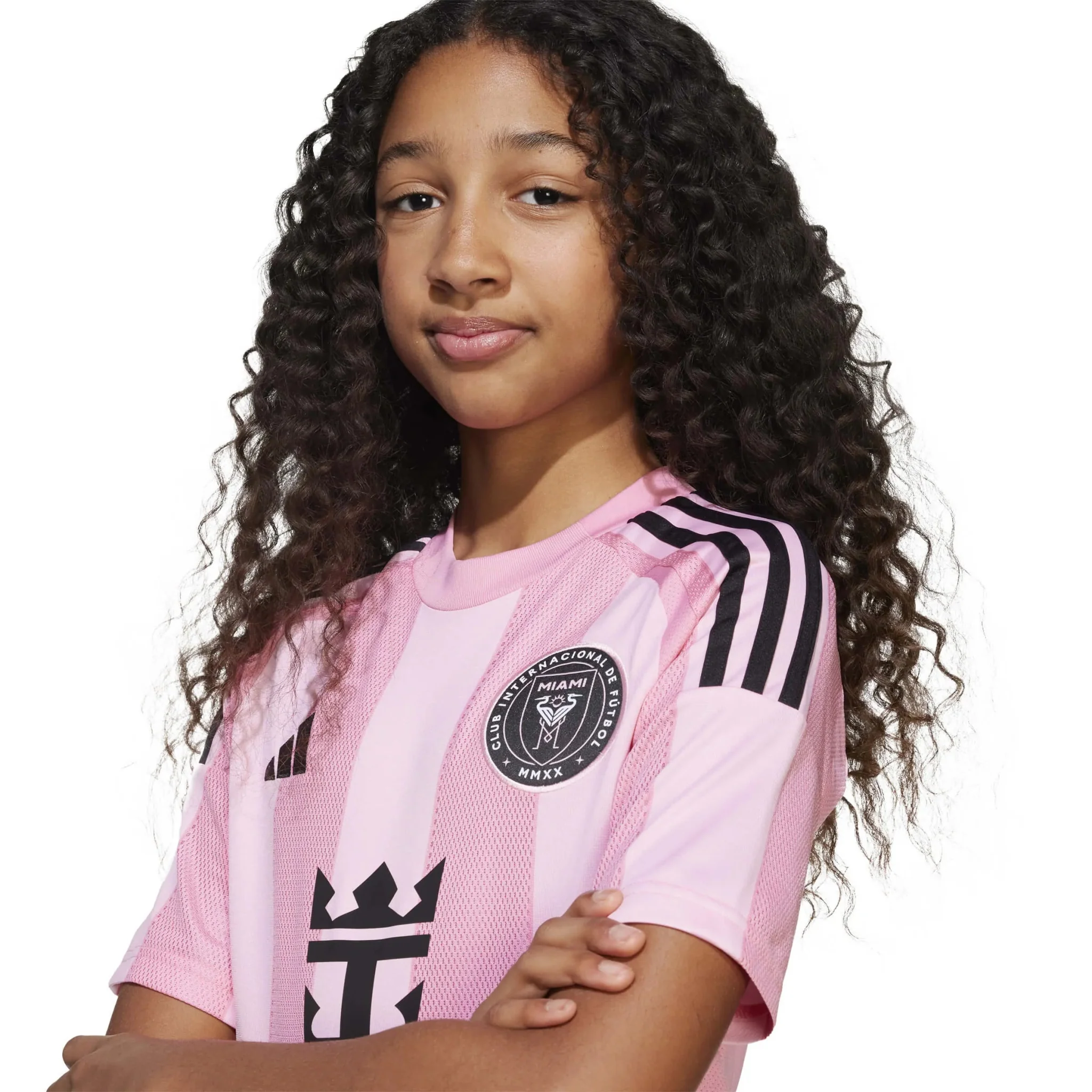 adidas 2025-26 Inter Miami Youth Messi #10 Stadium Home Soccer Jersey - Image 7