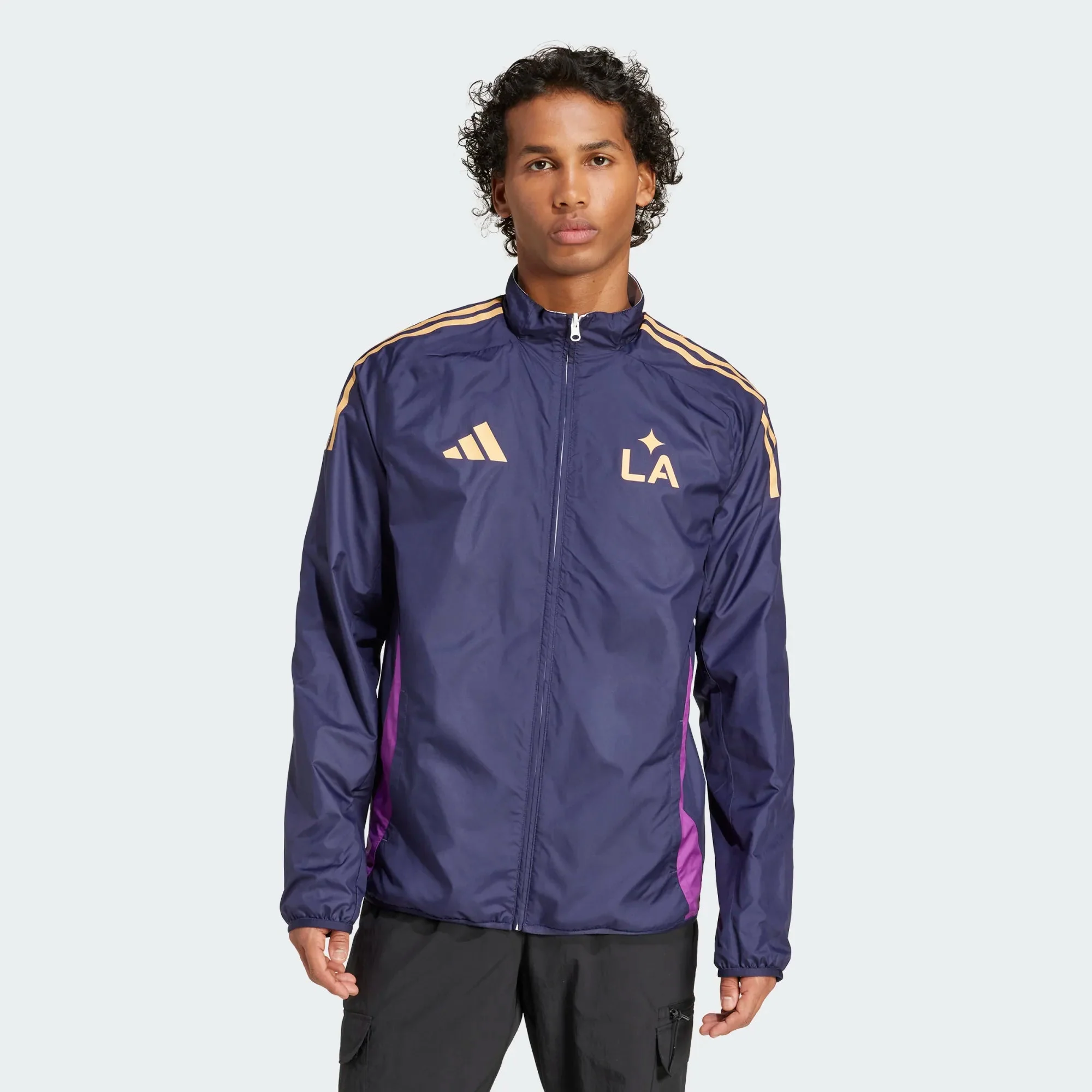 adidas 2025 LA Galaxy Men's Anthem Jacket - Image 8