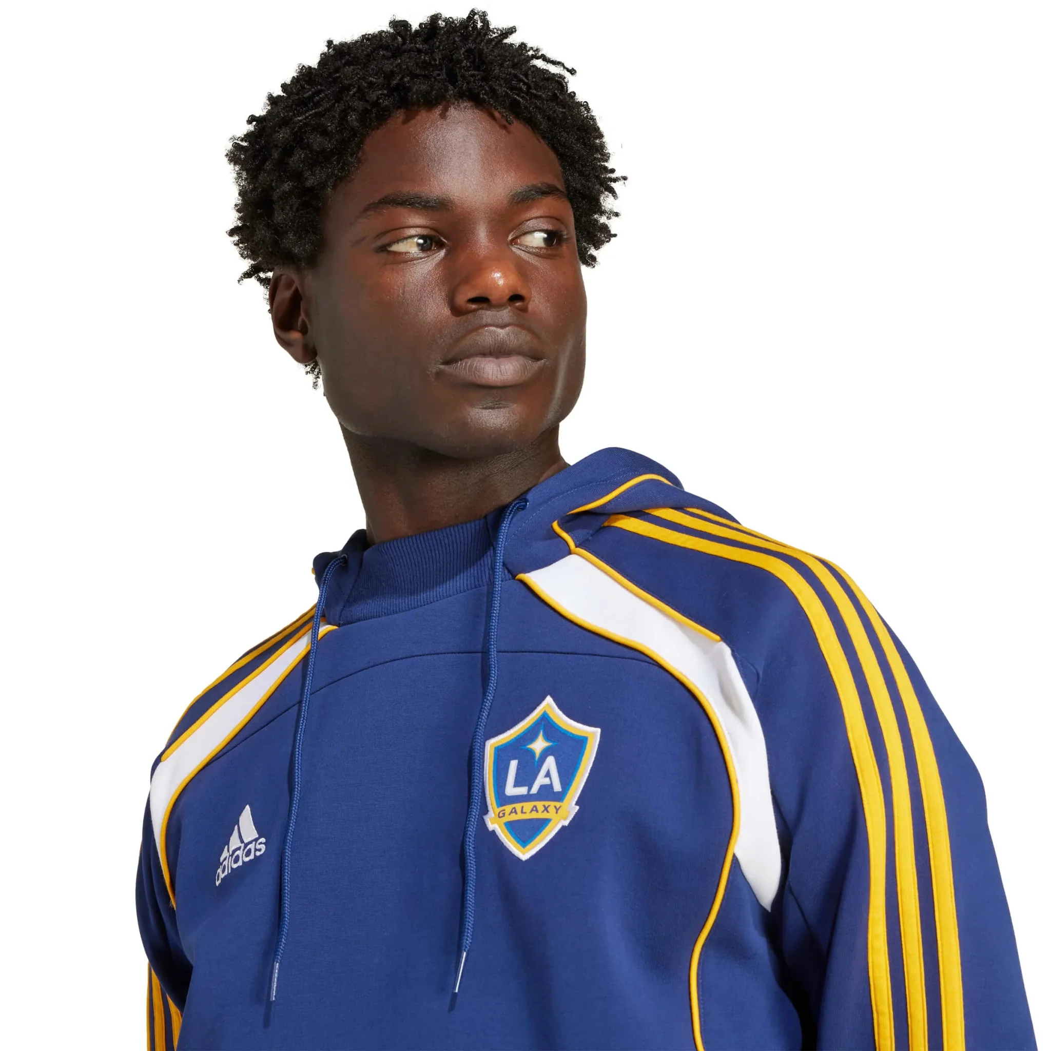 adidas 2026 LA Galaxy Men's Travel Hoodie - Image 5