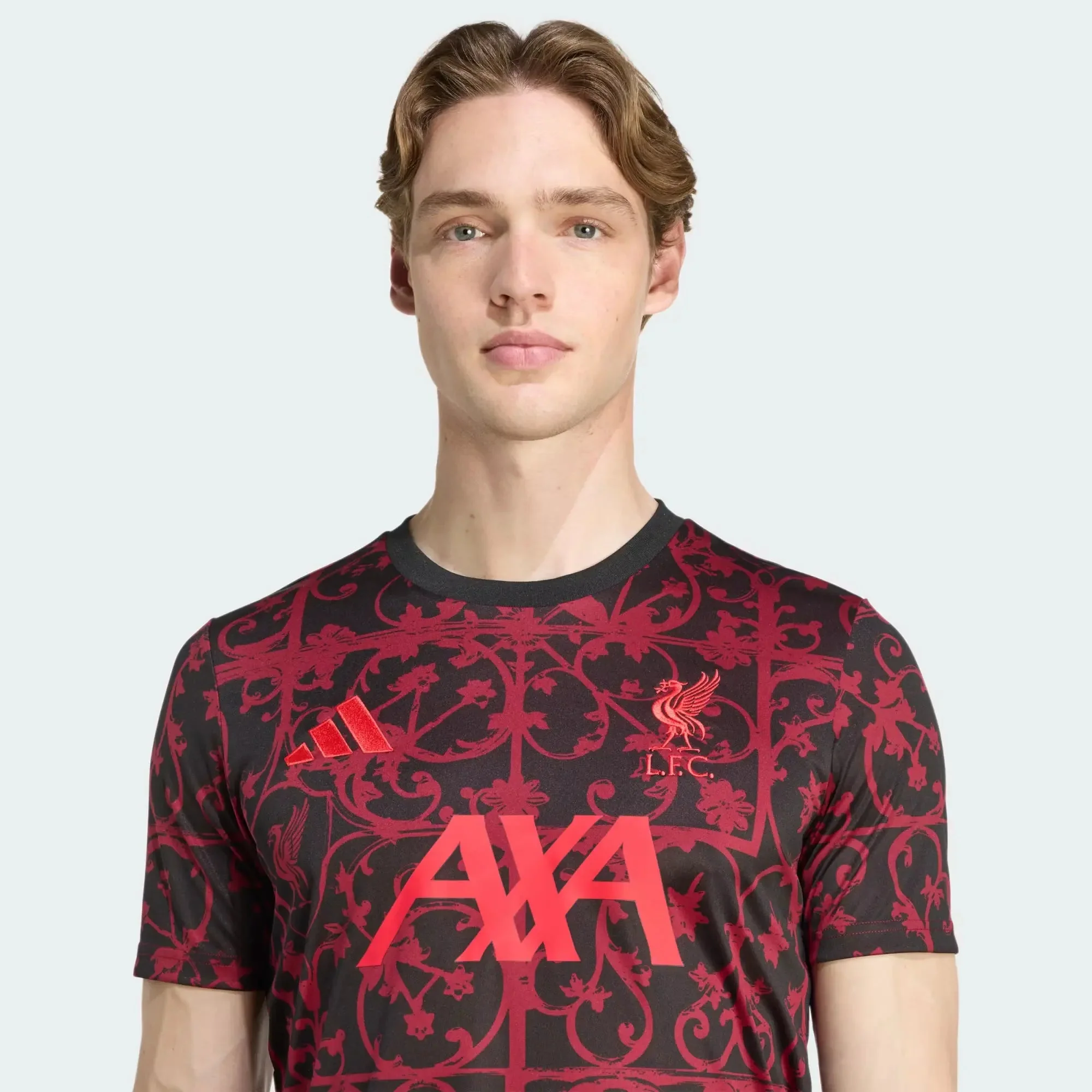 adidas 2025-26 Liverpool Men's Pre-Match Soccer Jersey - Image 6