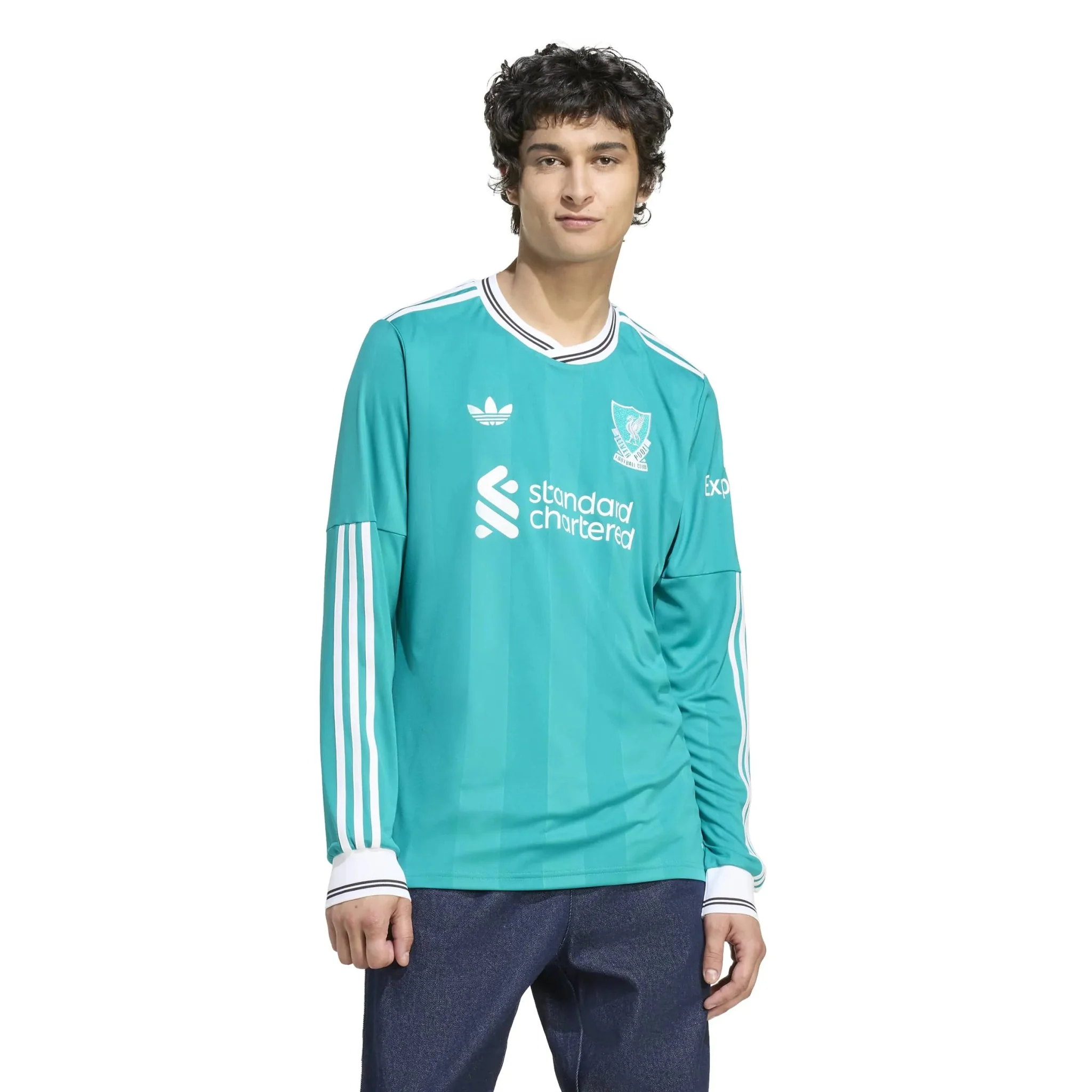 adidas 2025-26 Liverpool Men's Stadium Third Long-Sleeve Soccer Jersey - Image 3