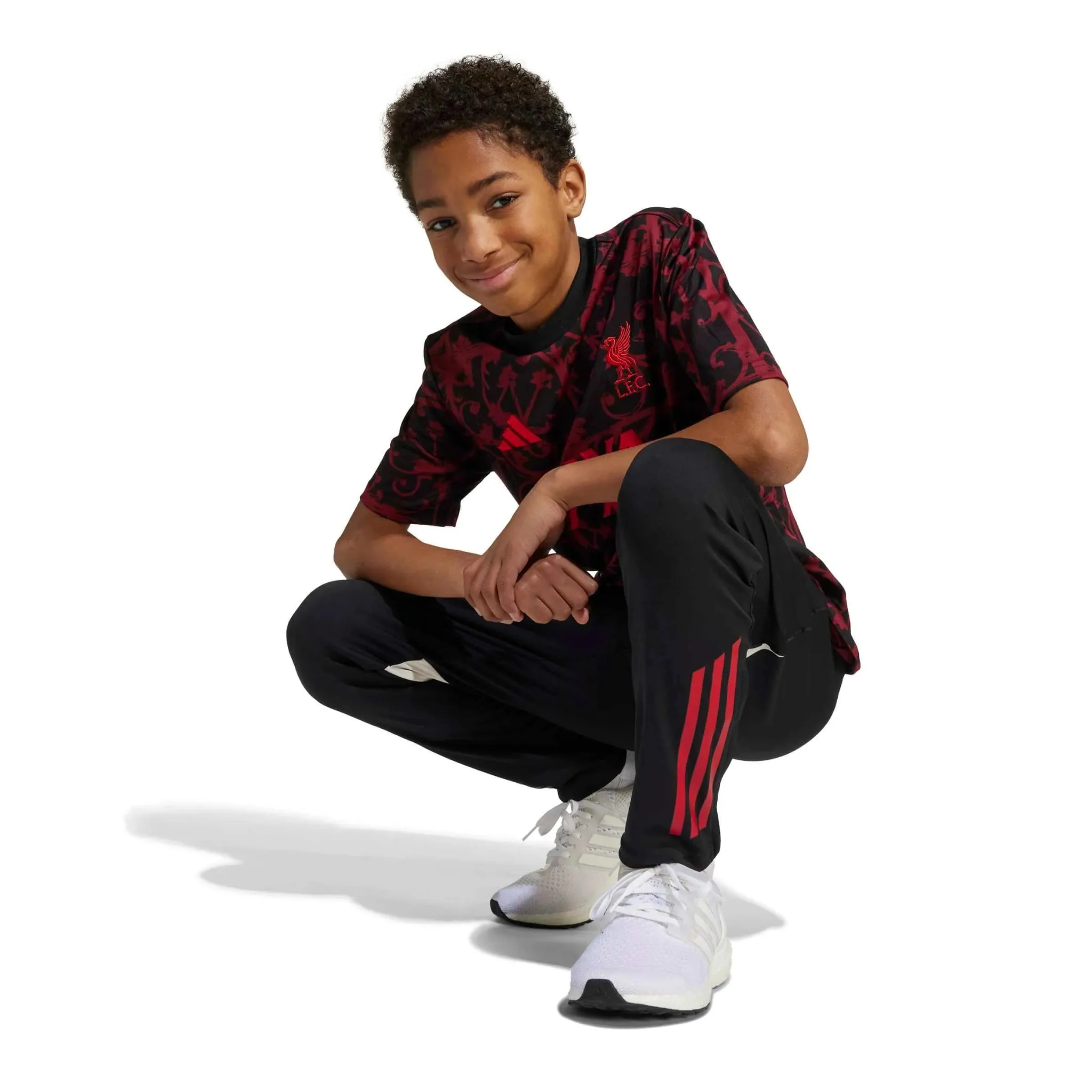 adidas 2025-26 Liverpool Youth Pre-Match Soccer Jersey - Image 6