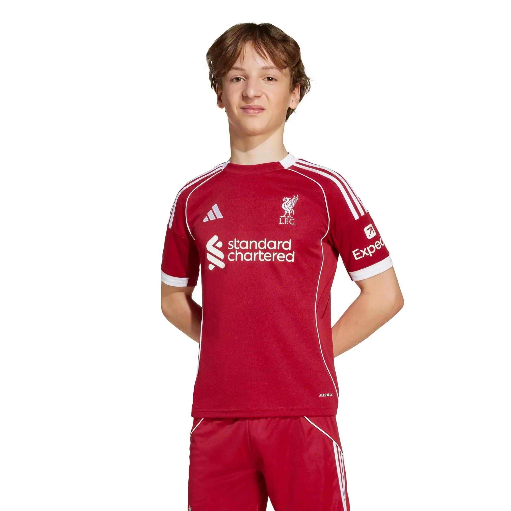 adidas 2025-26 Liverpool Youth Stadium Home Soccer Jersey - Image 5