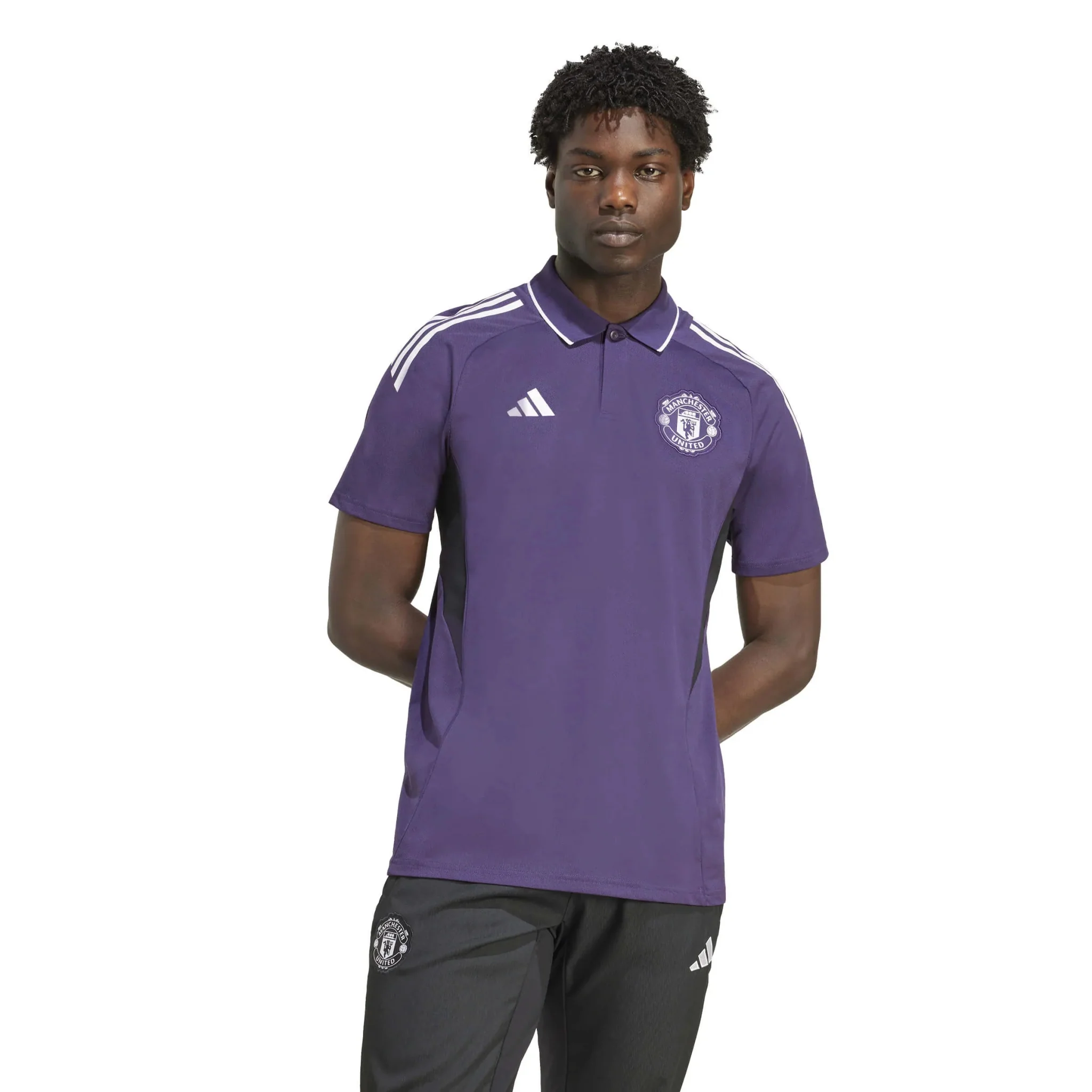 adidas 2025-26 Manchester United Men's Polo - Image 2