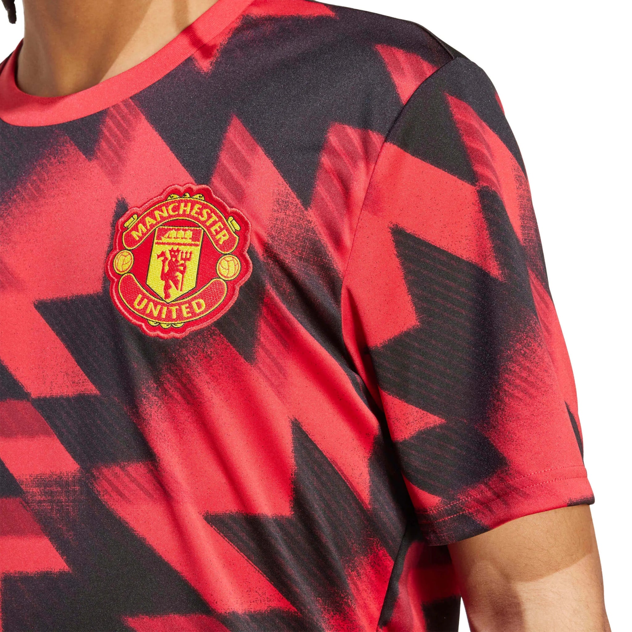 adidas 2025-26 Manchester United Men's Pre-Match Soccer Jersey - Image 6