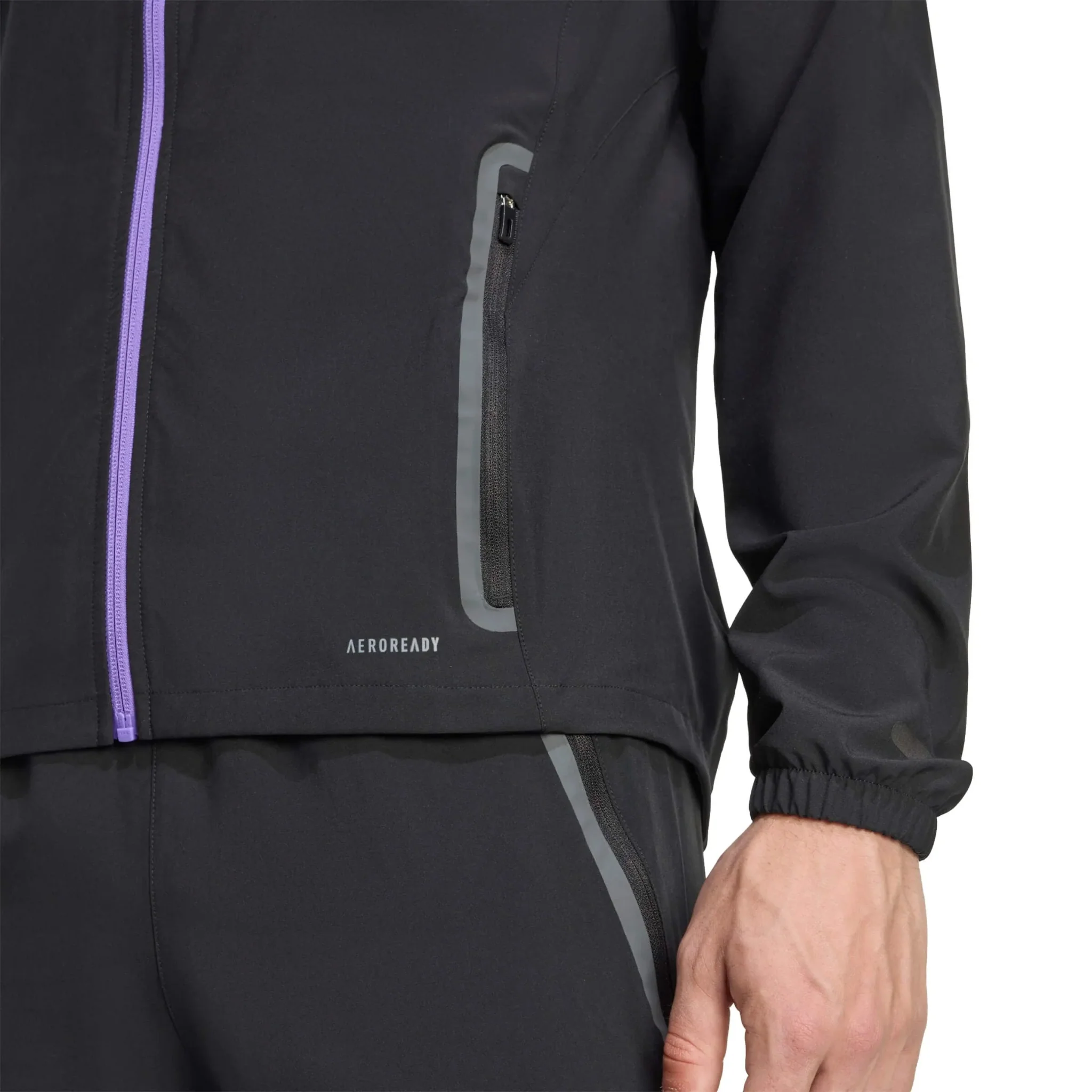 adidas 2025-26 Manchester United Men's Tiro 25 Competition Vis Tech Travel Jacket - Image 5