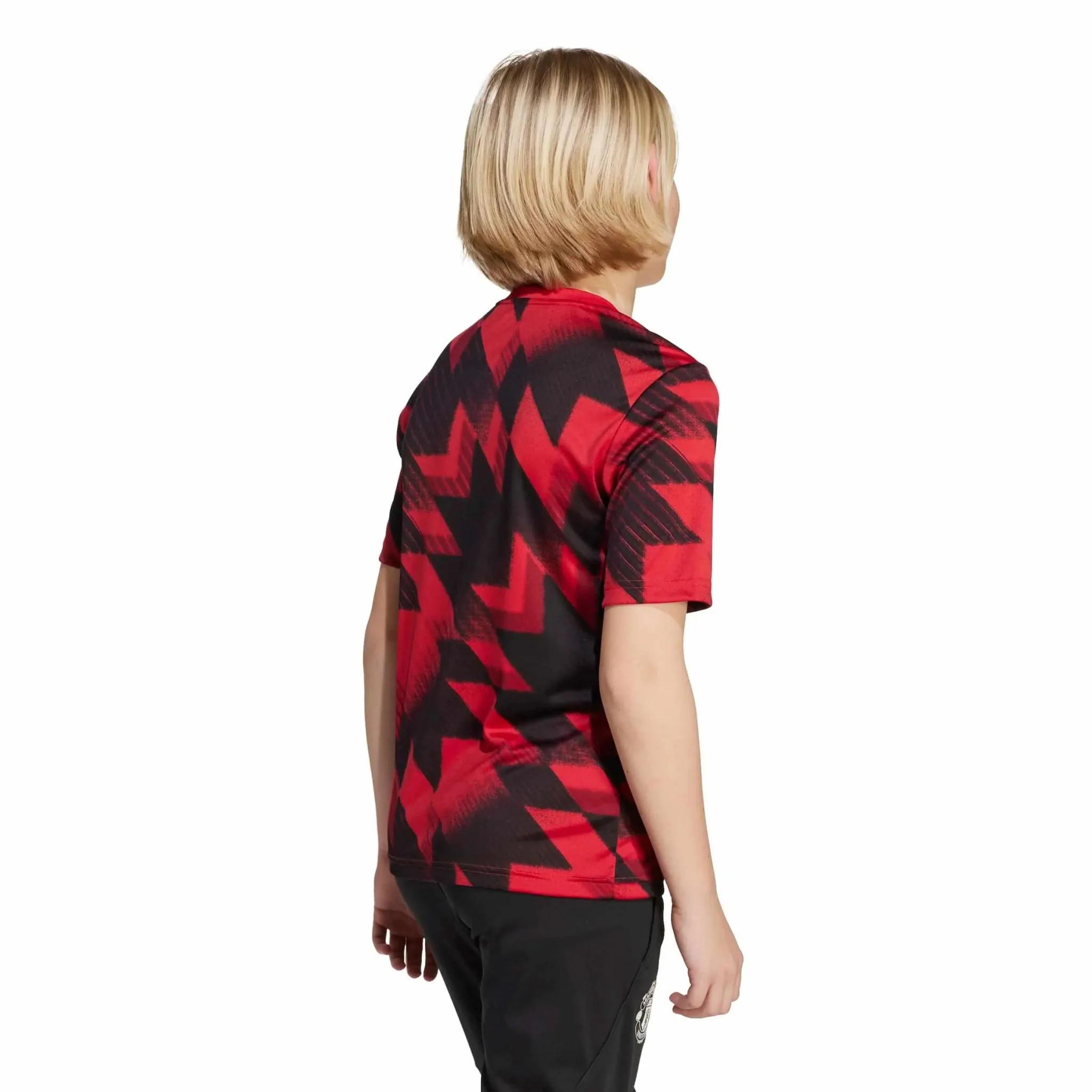 adidas 2025-26 Manchester United Youth Pre-Match Soccer Jersey - Image 4