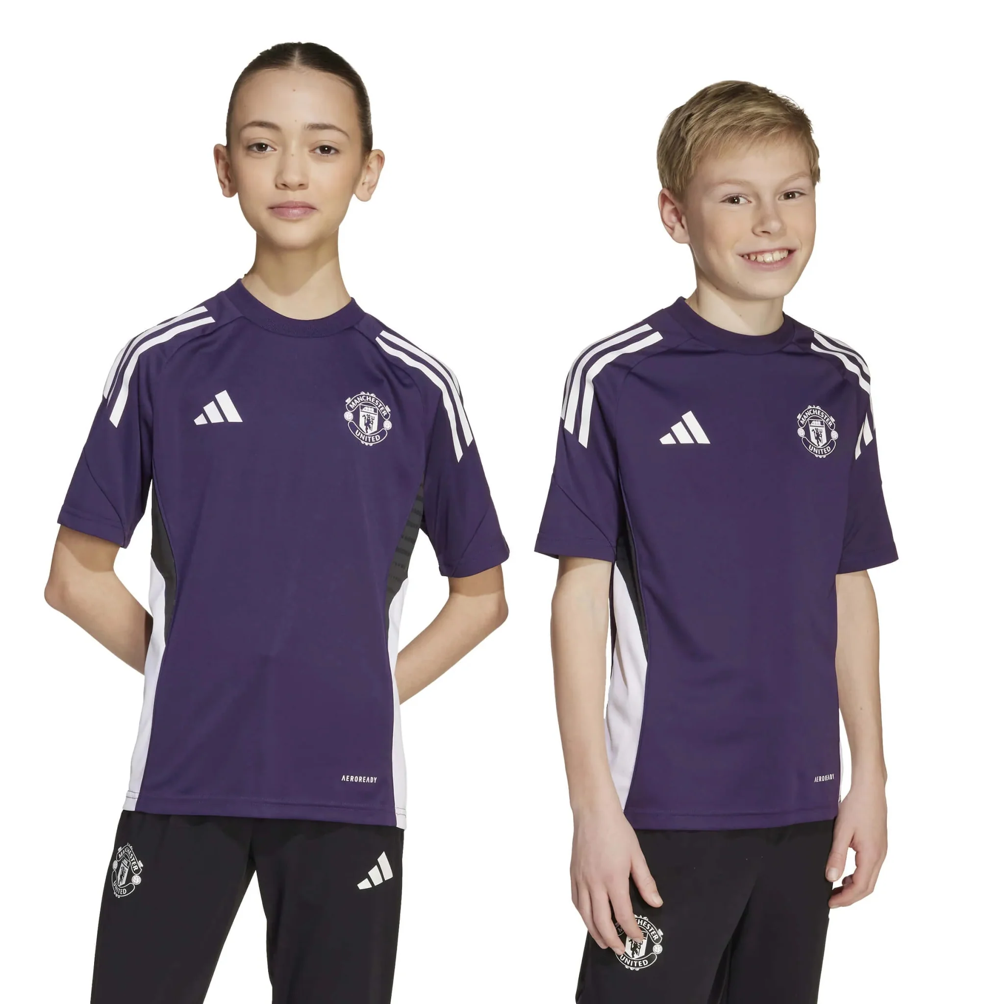 adidas 2025-26 Manchester United Youth Training Soccer Jersey - Image 7
