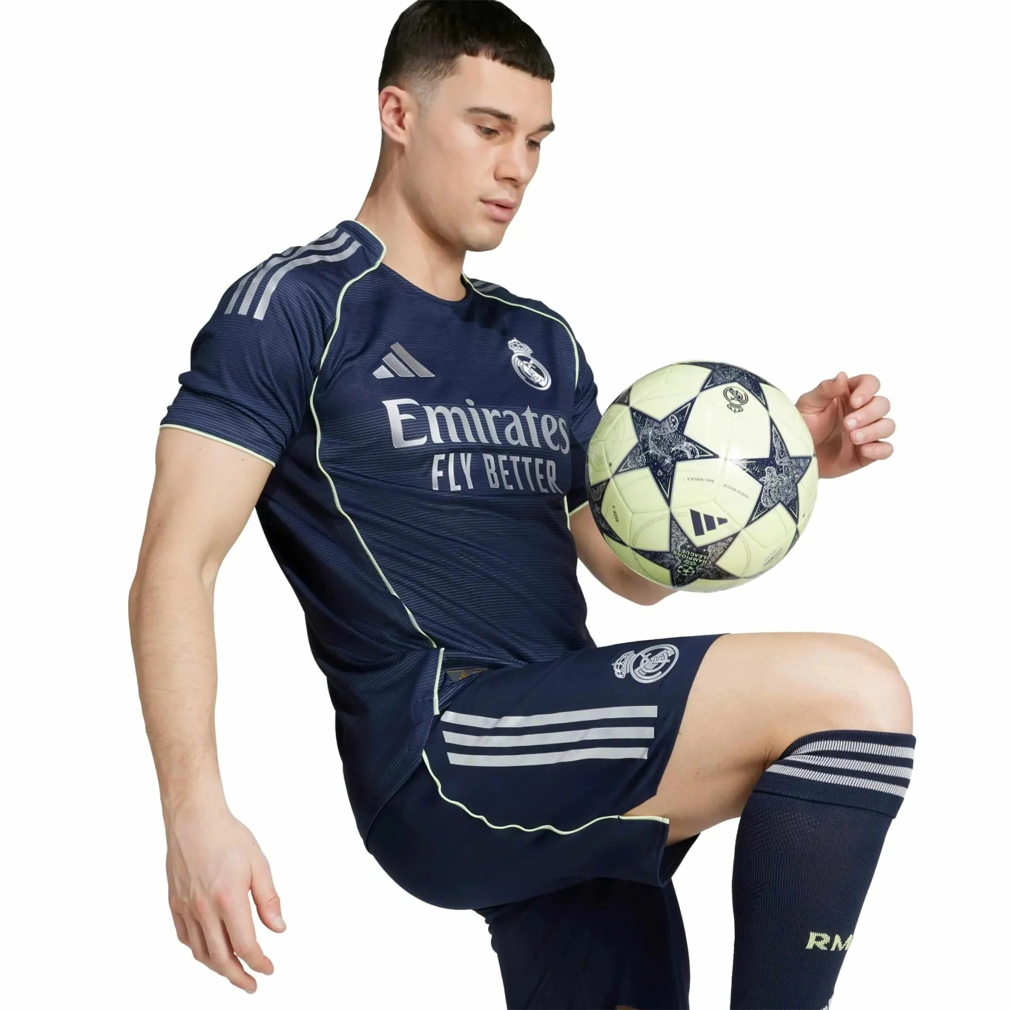 adidas 2025-26 Real Madrid Men's Authentic Away Soccer Jersey - Image 6