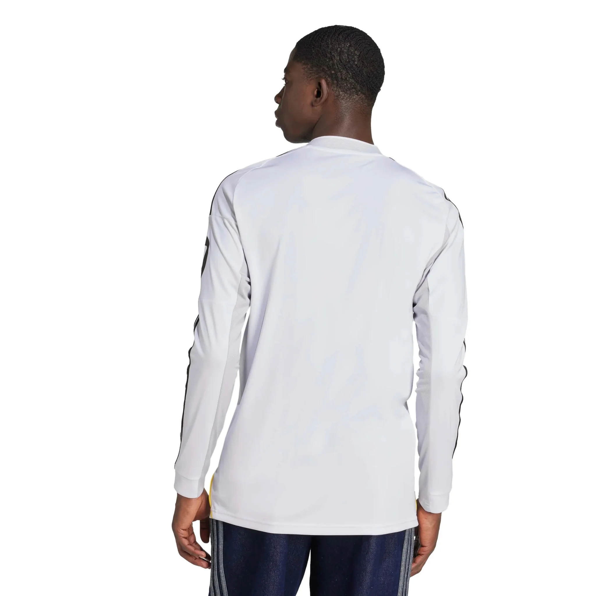 adidas 2025-26 Real Madrid Men's Stadium Home Long-Sleeve Soccer Jersey - Image 4