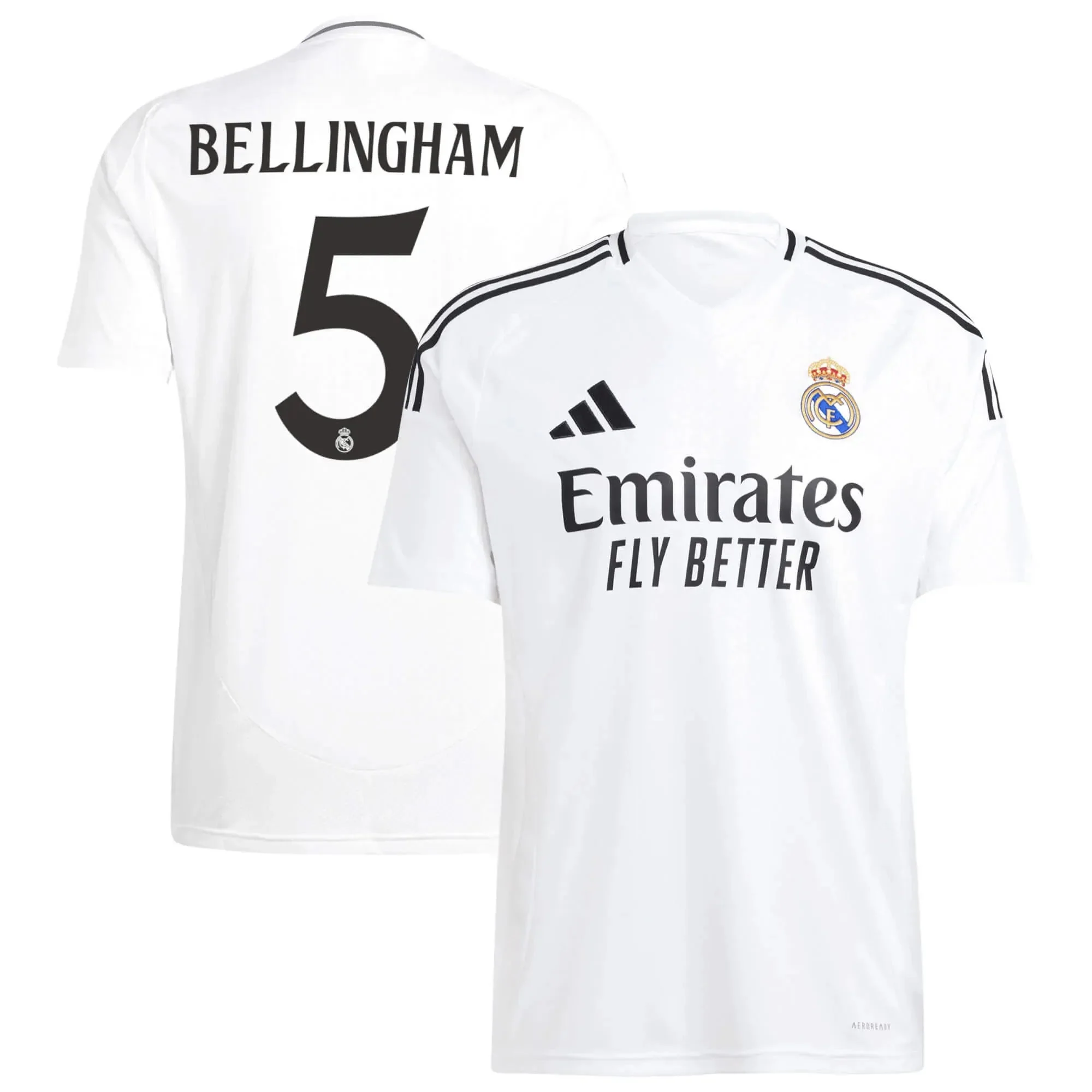 adidas 2025-26 Real Madrid Youth Stadium Home Soccer Jersey - Image 10