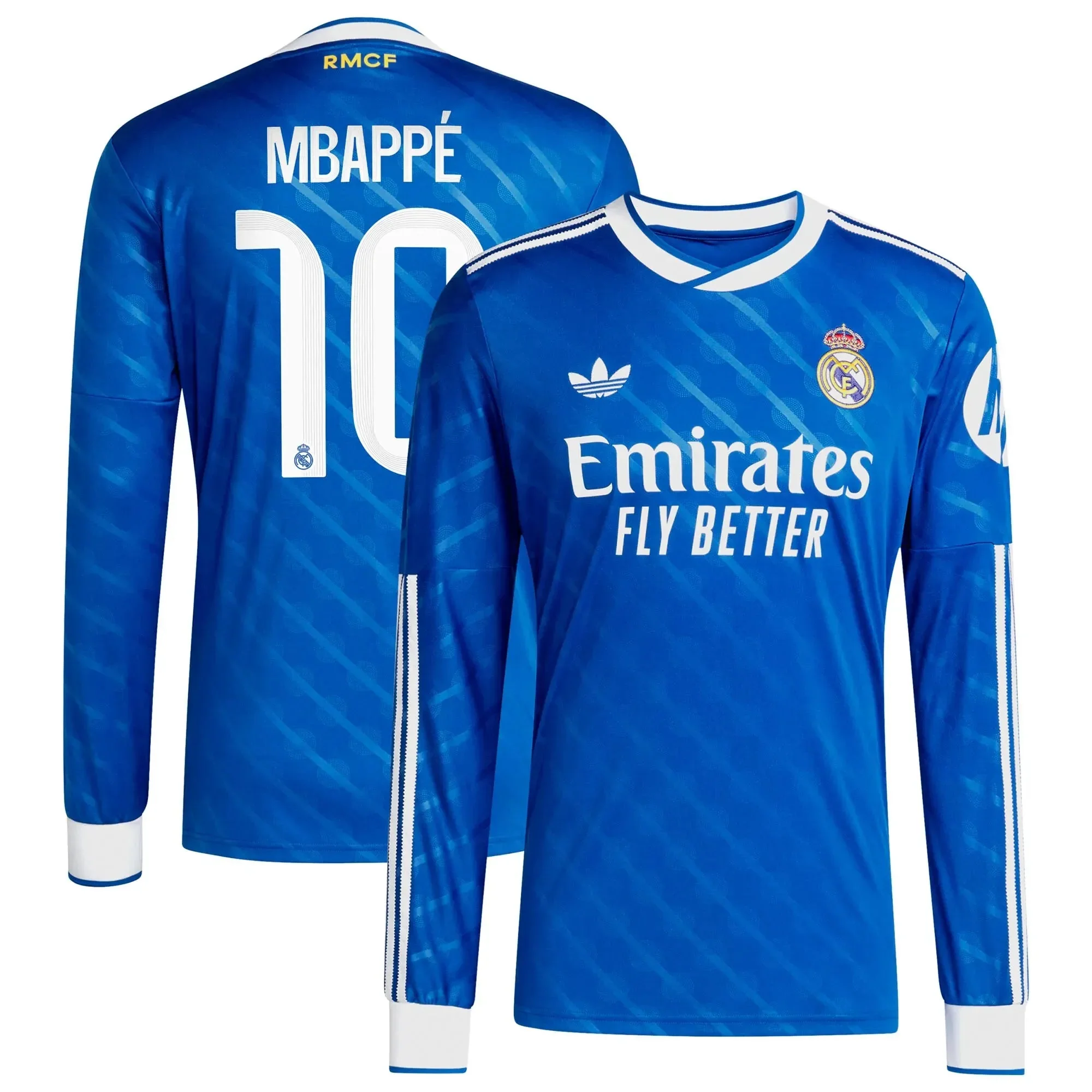 adidas 2025-26 Real Madrid Men's Stadium Third Long-Sleeve Soccer Jersey - Image 9
