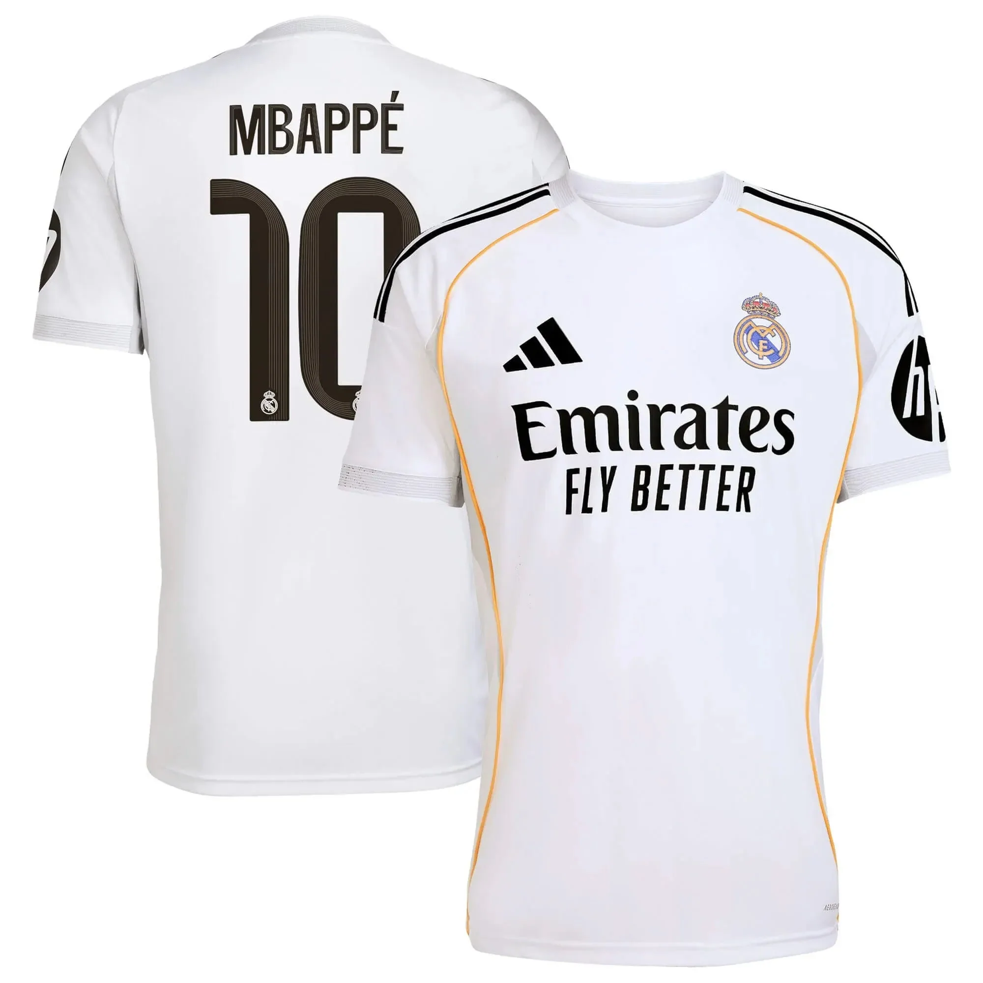 adidas 2025-26 Real Madrid Youth Stadium Home Soccer Jersey - Image 9