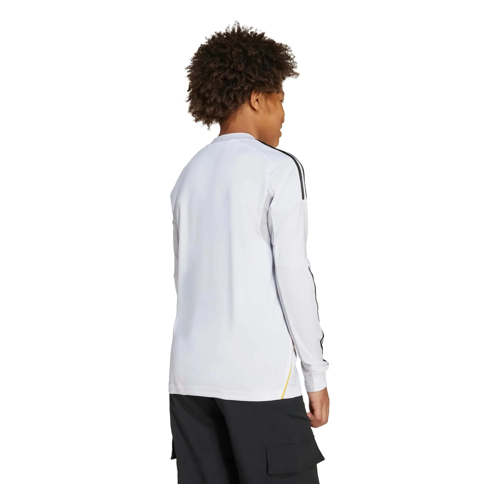 adidas 2025-26 Real Madrid Youth Stadium Home Long-Sleeve Soccer Jersey - Image 6