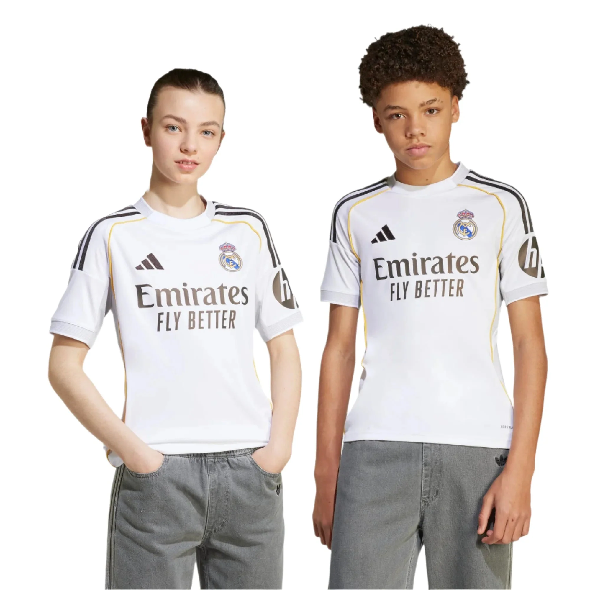 adidas 2025-26 Real Madrid Youth Stadium Home Soccer Jersey - Image 7