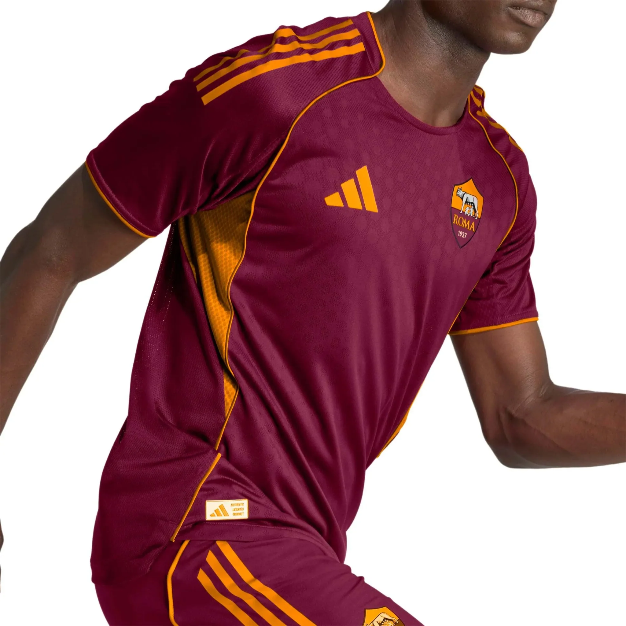 adidas 2025-26 Roma Men's Authentic Home Soccer Jersey - Image 5