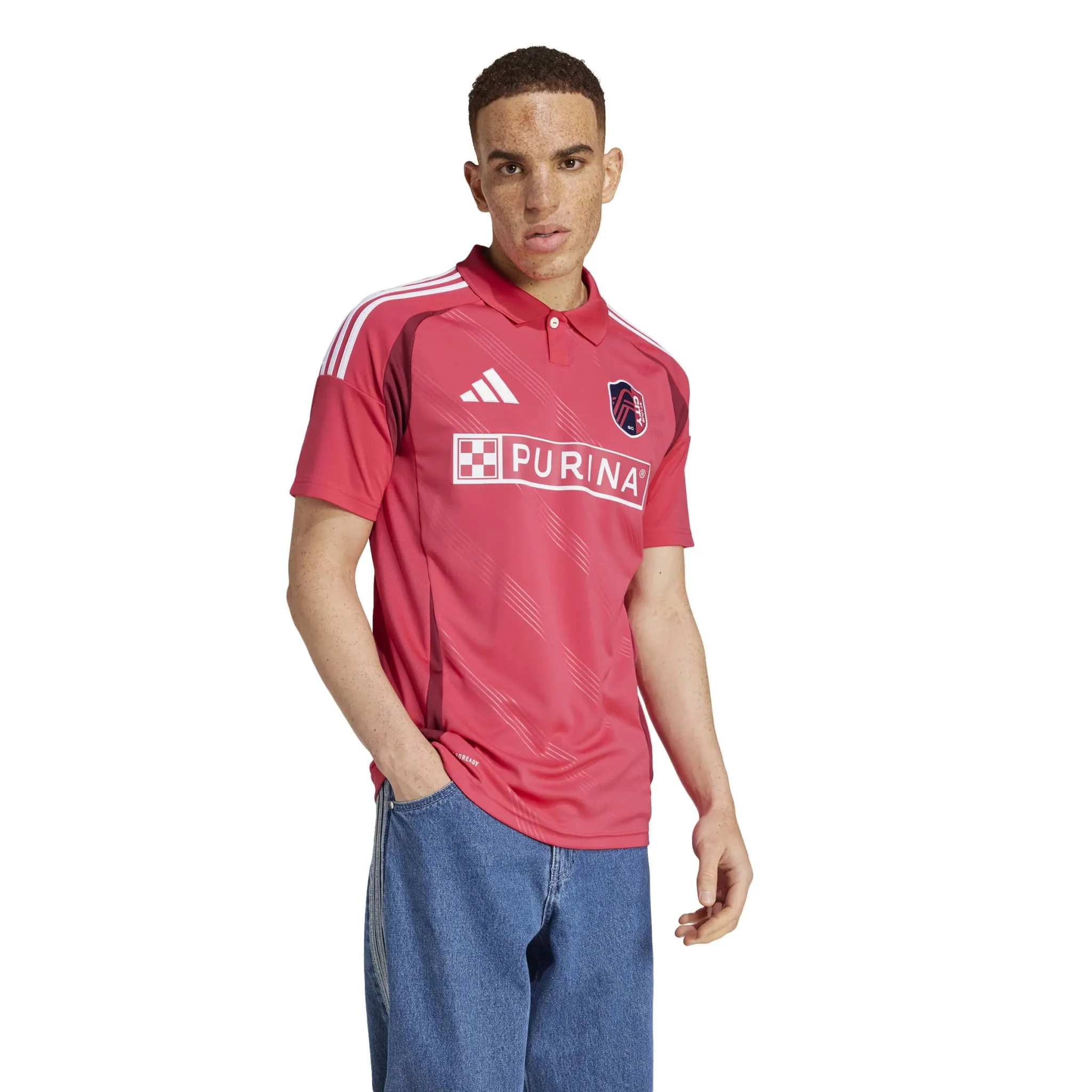 adidas 2025-26 St. Louis City Men's Stadium Home Soccer Jersey - Image 4