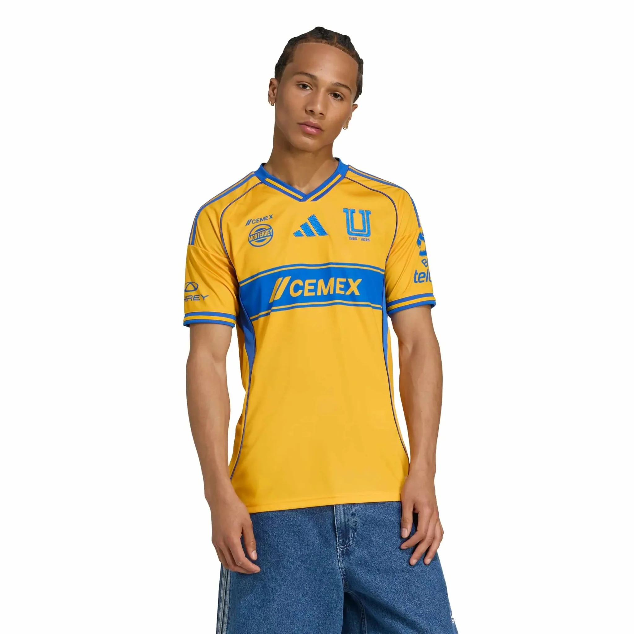 adidas 2025-26 Tigres Men's Stadium Home Soccer Jersey - Image 3