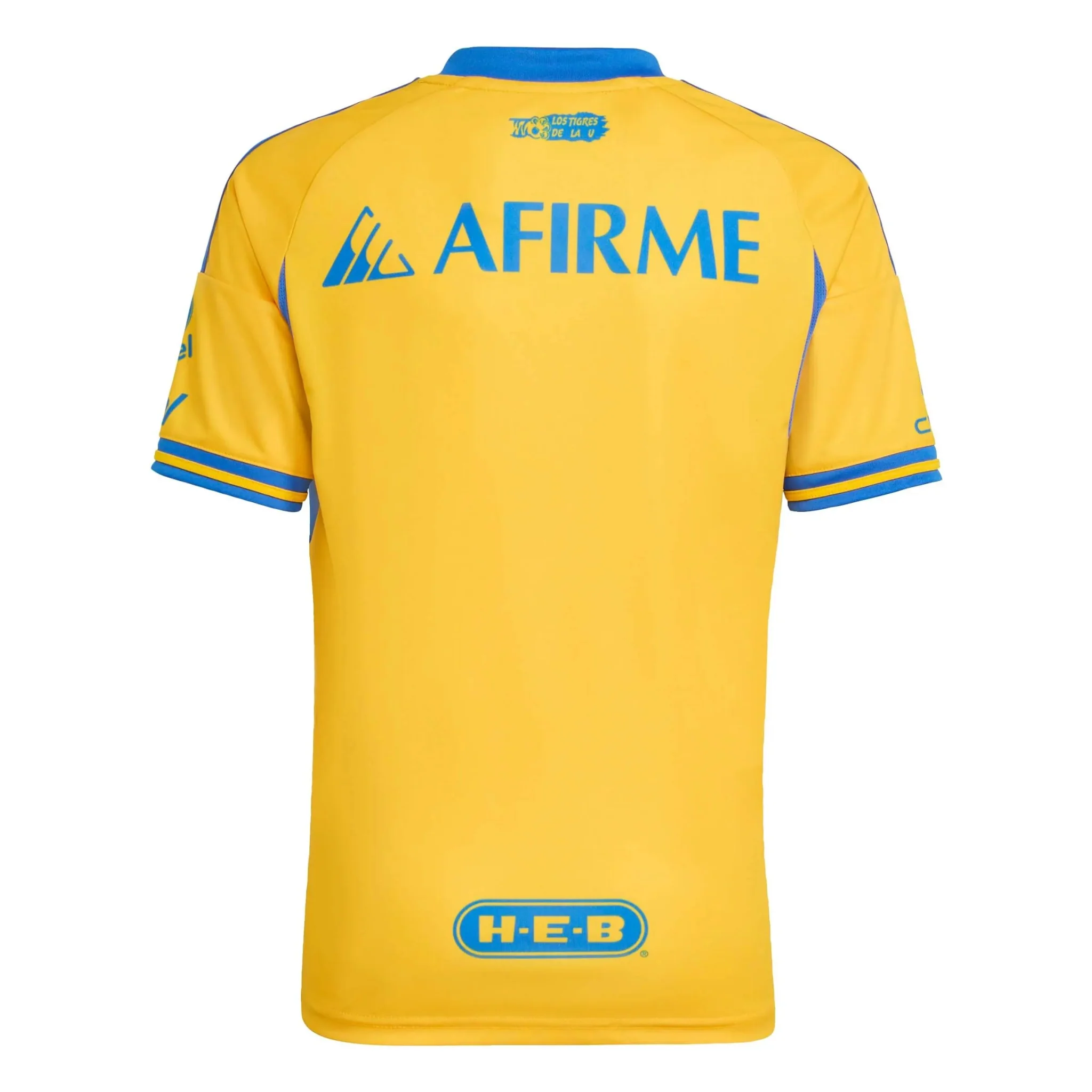 adidas 2025-26 Tigres Youth Stadium Home Soccer Jersey - Image 2