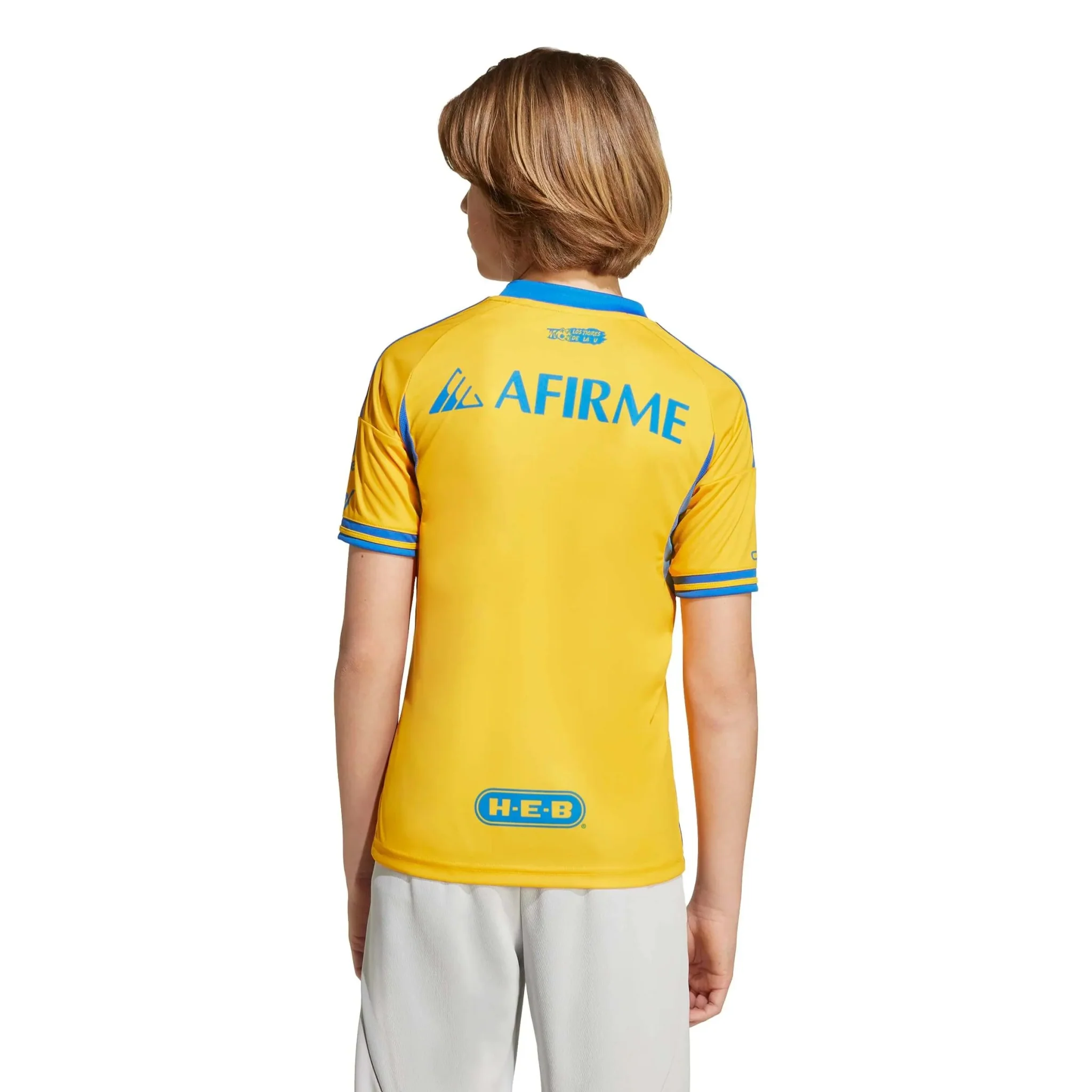 adidas 2025-26 Tigres Youth Stadium Home Soccer Jersey - Image 6