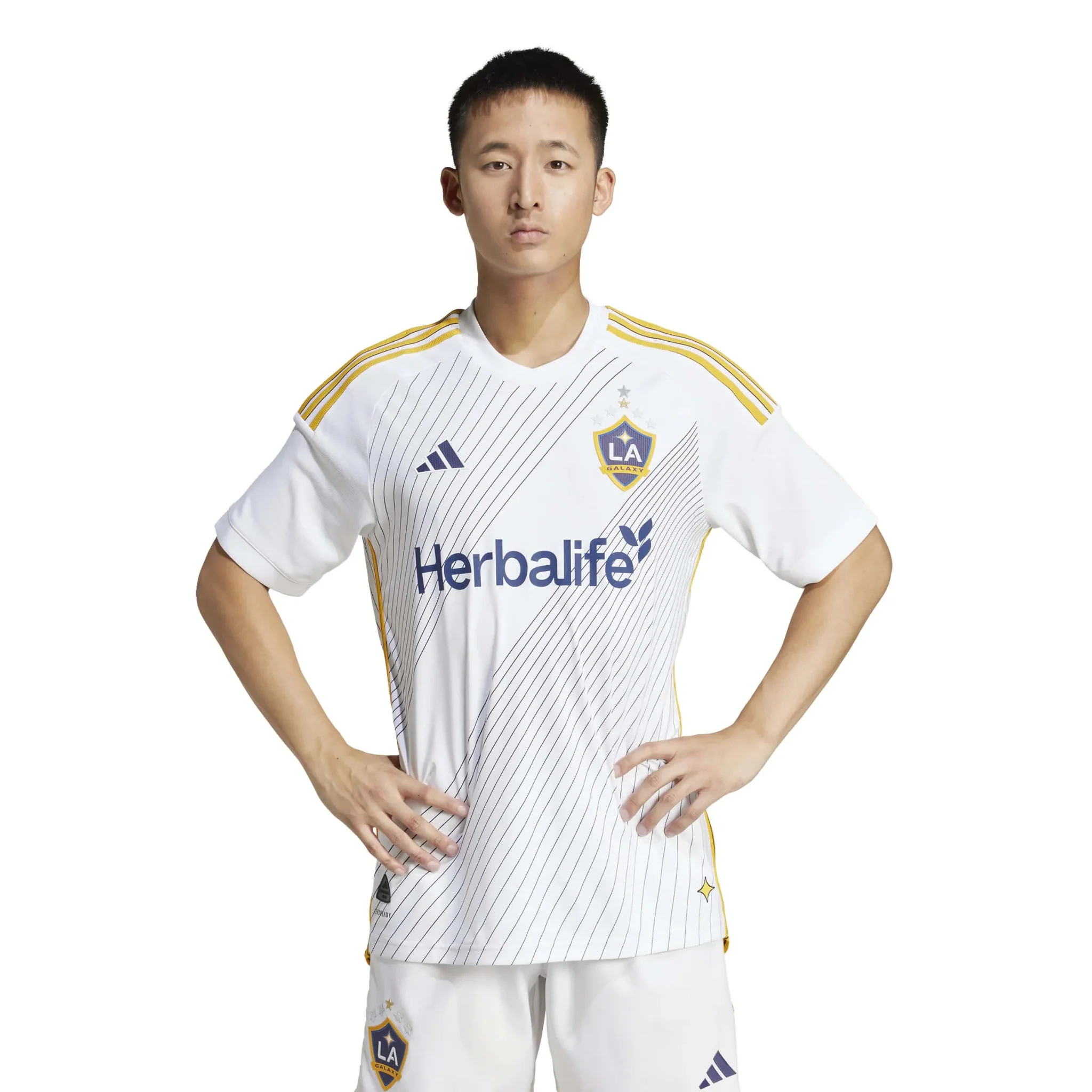 adidas 2025 LA Galaxy Men's Authentic Home Soccer Jersey - Image 3