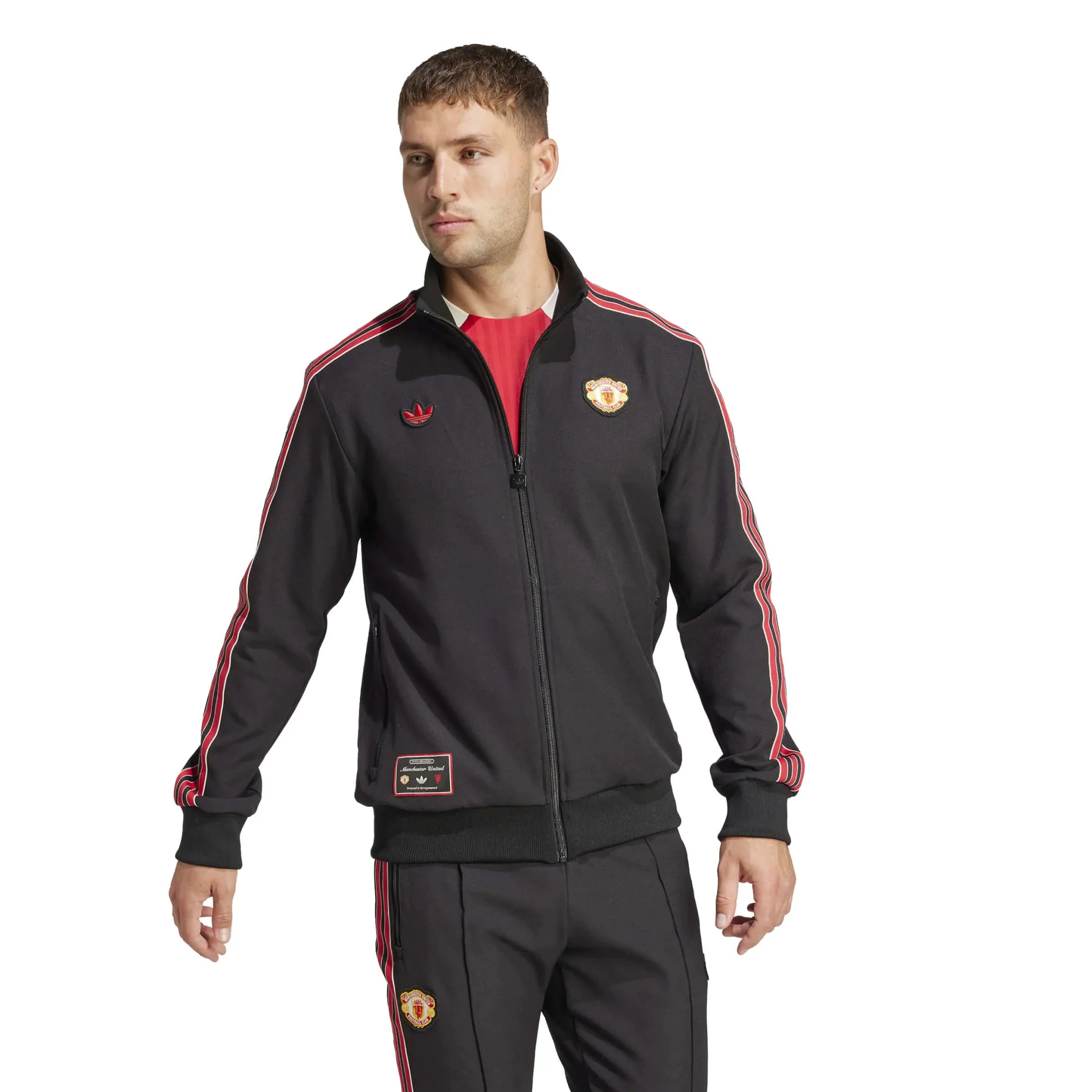 adidas 2025 Manchester United Men's Icons Track Top - Image 3