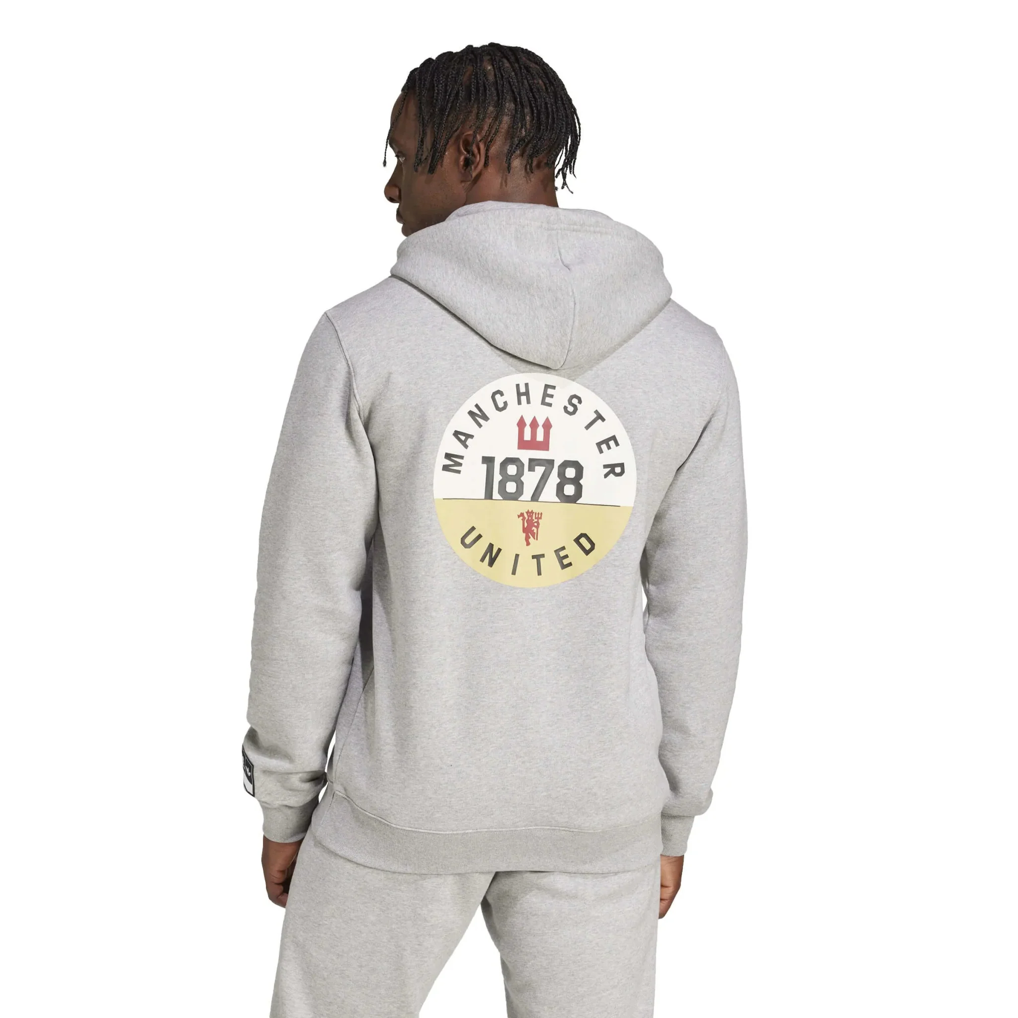 adidas 2024/25 Manchester United Men's VRCT Hoodie - Image 4