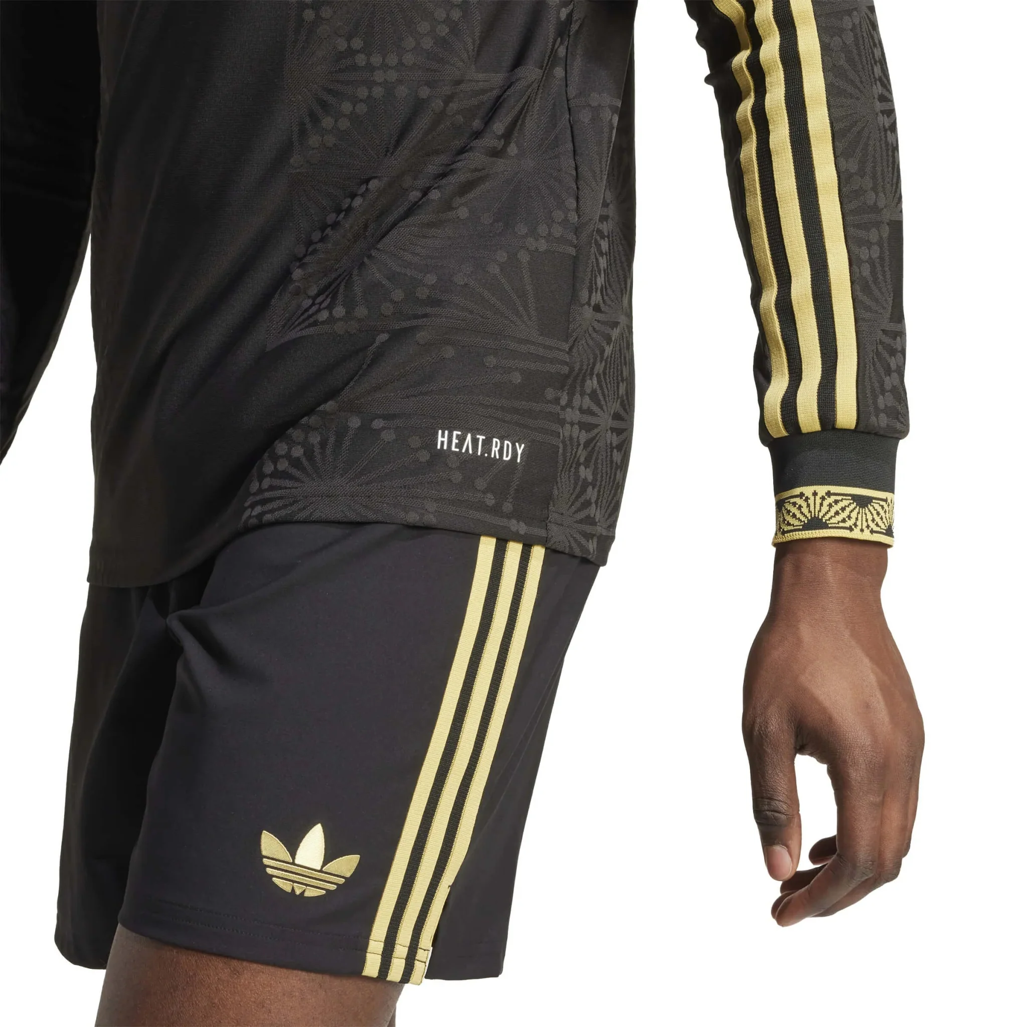 adidas 2025 Mexico Men's De Oro Authentic Long-Sleeve Soccer Jersey - Image 7