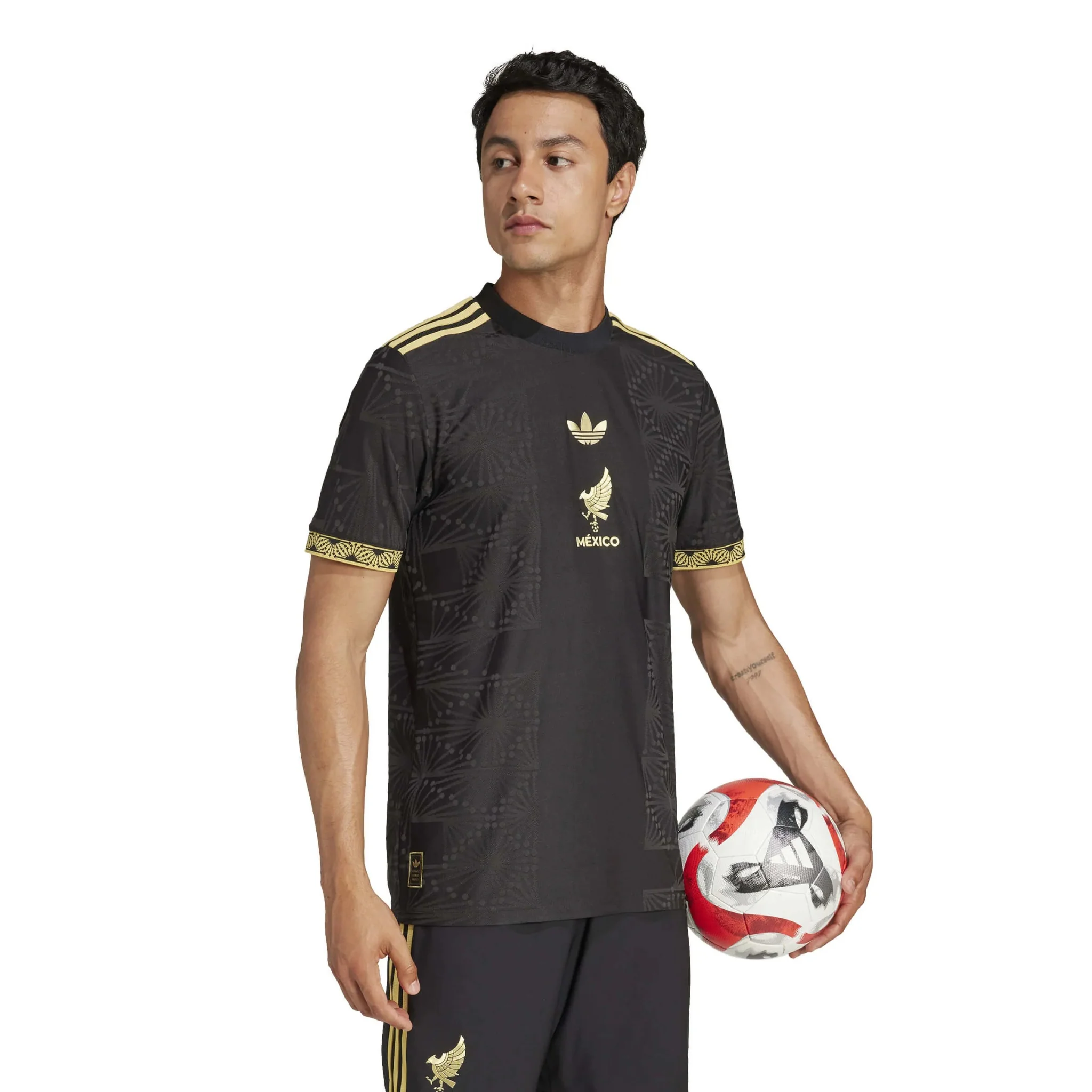 adidas 2025 Mexico Men's De Oro Authentic Soccer Jersey - Image 4