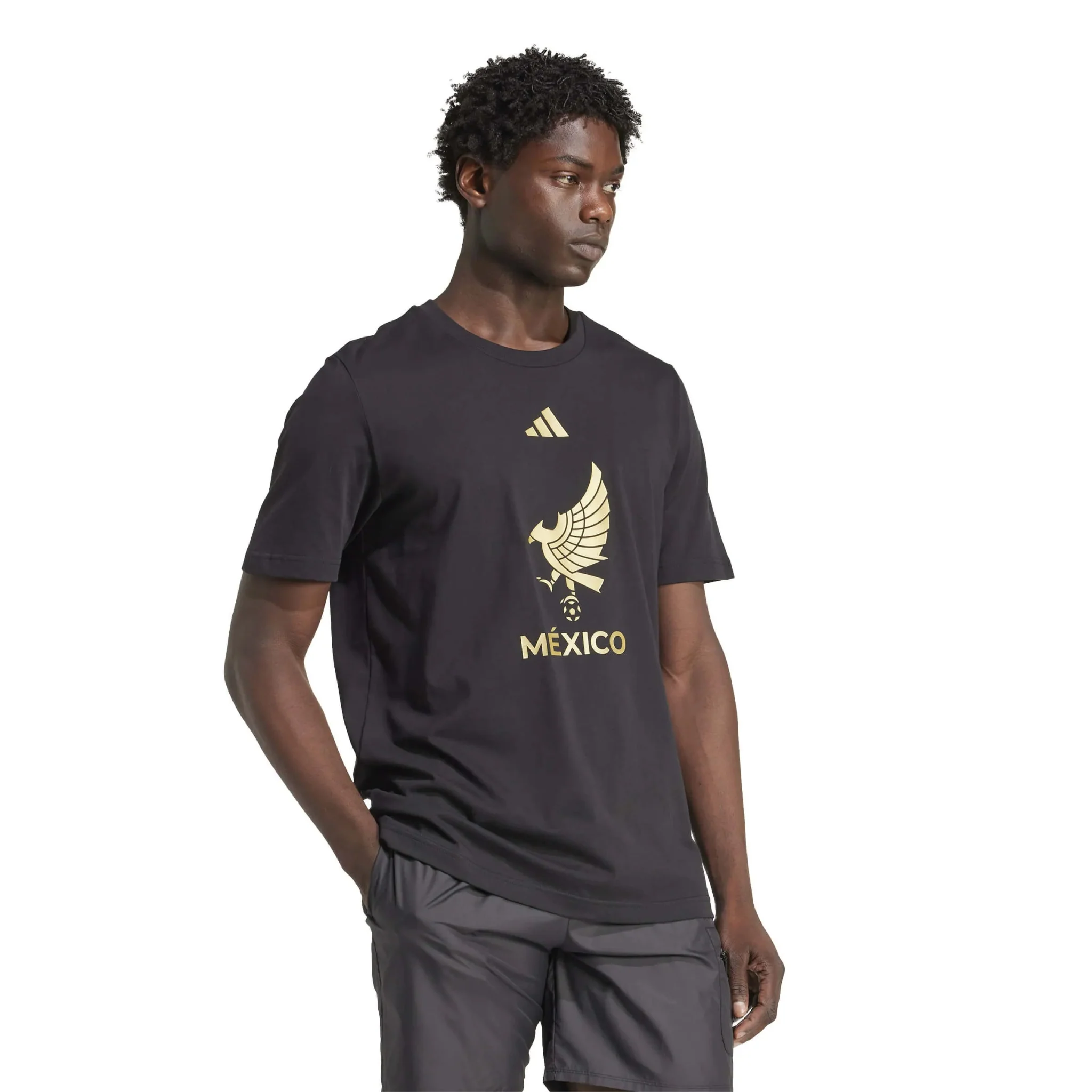 adidas 2025 Mexico Men's De Oro DNA Tee - Image 3