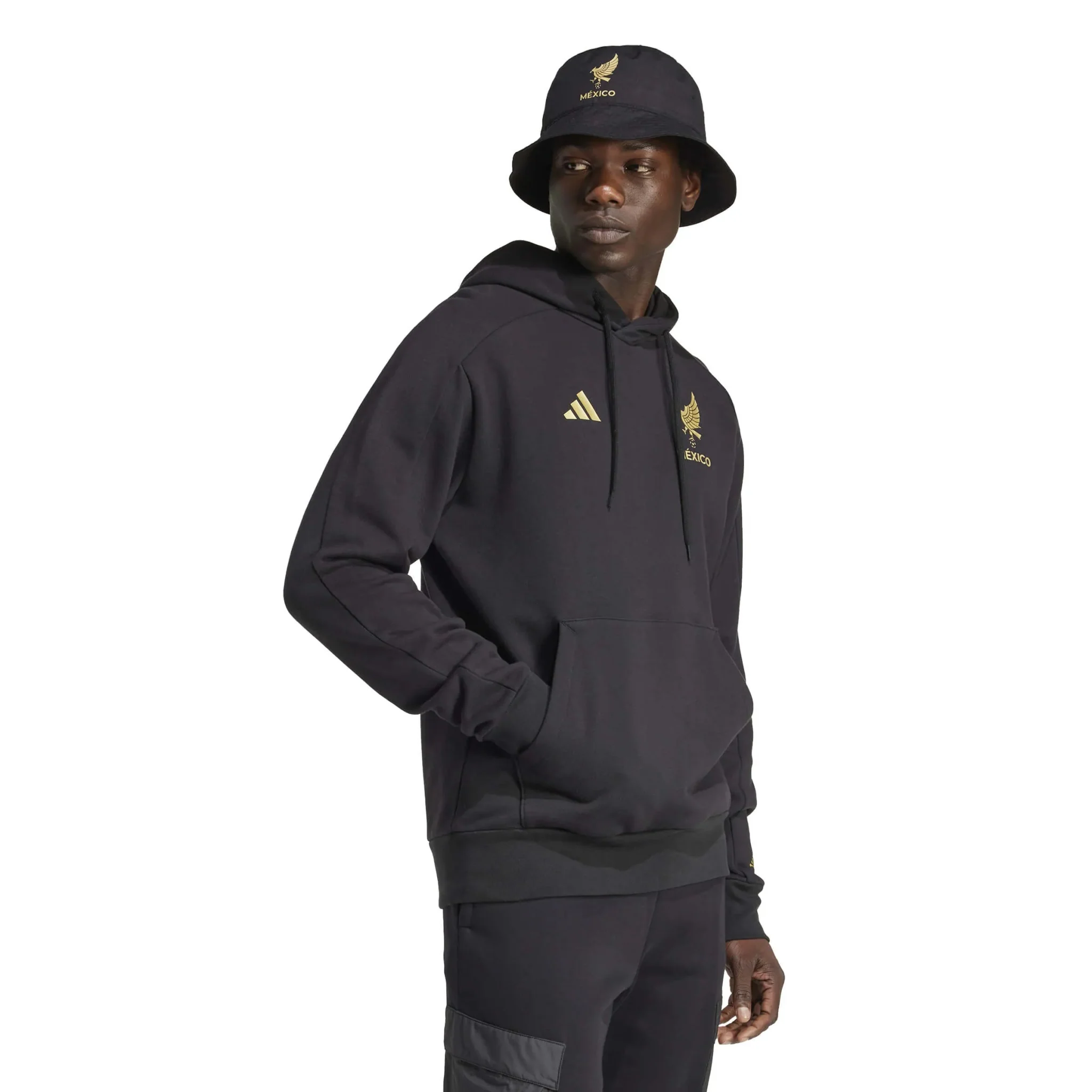 adidas 2025 Mexico Men's DNA Hoodie - Image 3