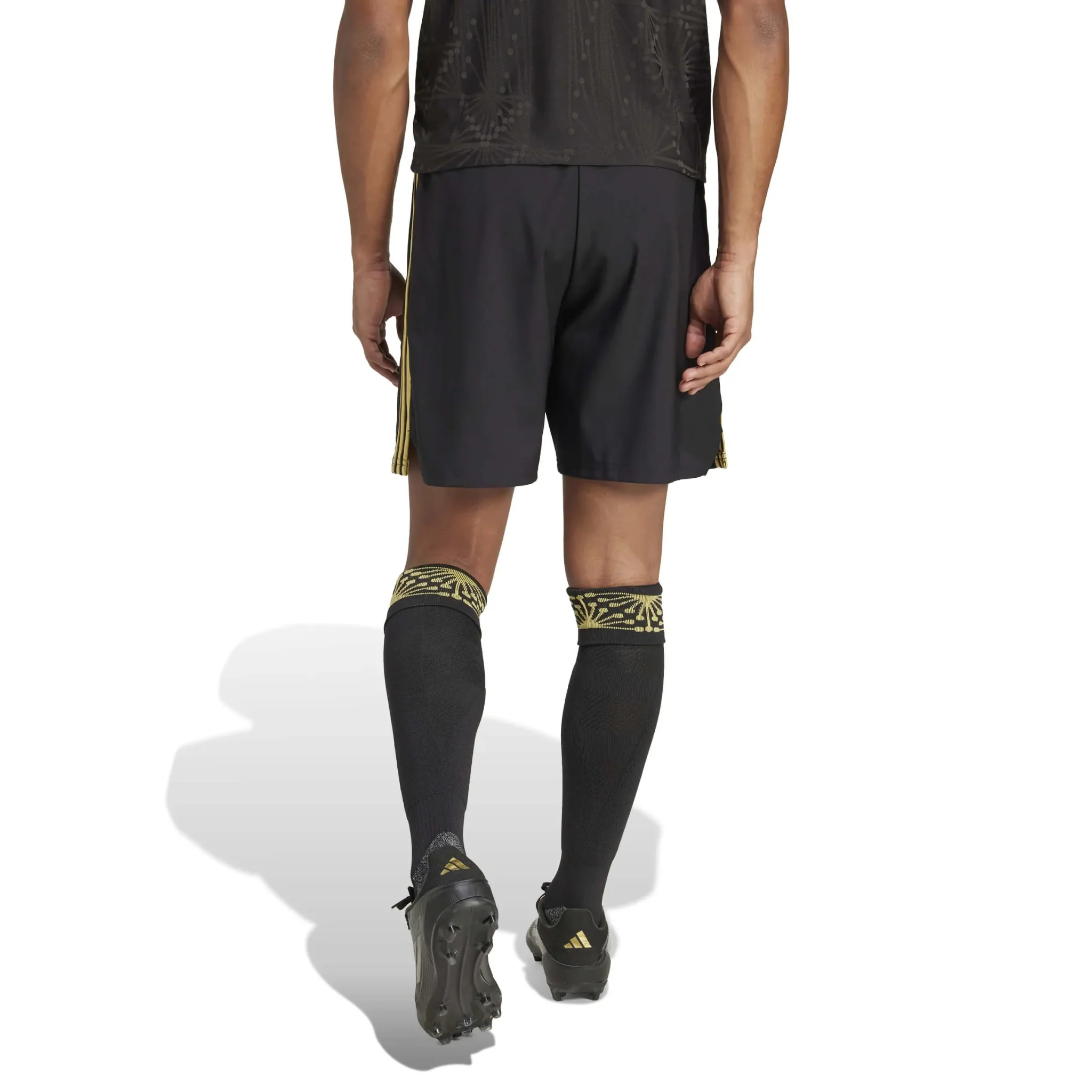 adidas 2025 Mexico Men's Gold Shorts - Image 4
