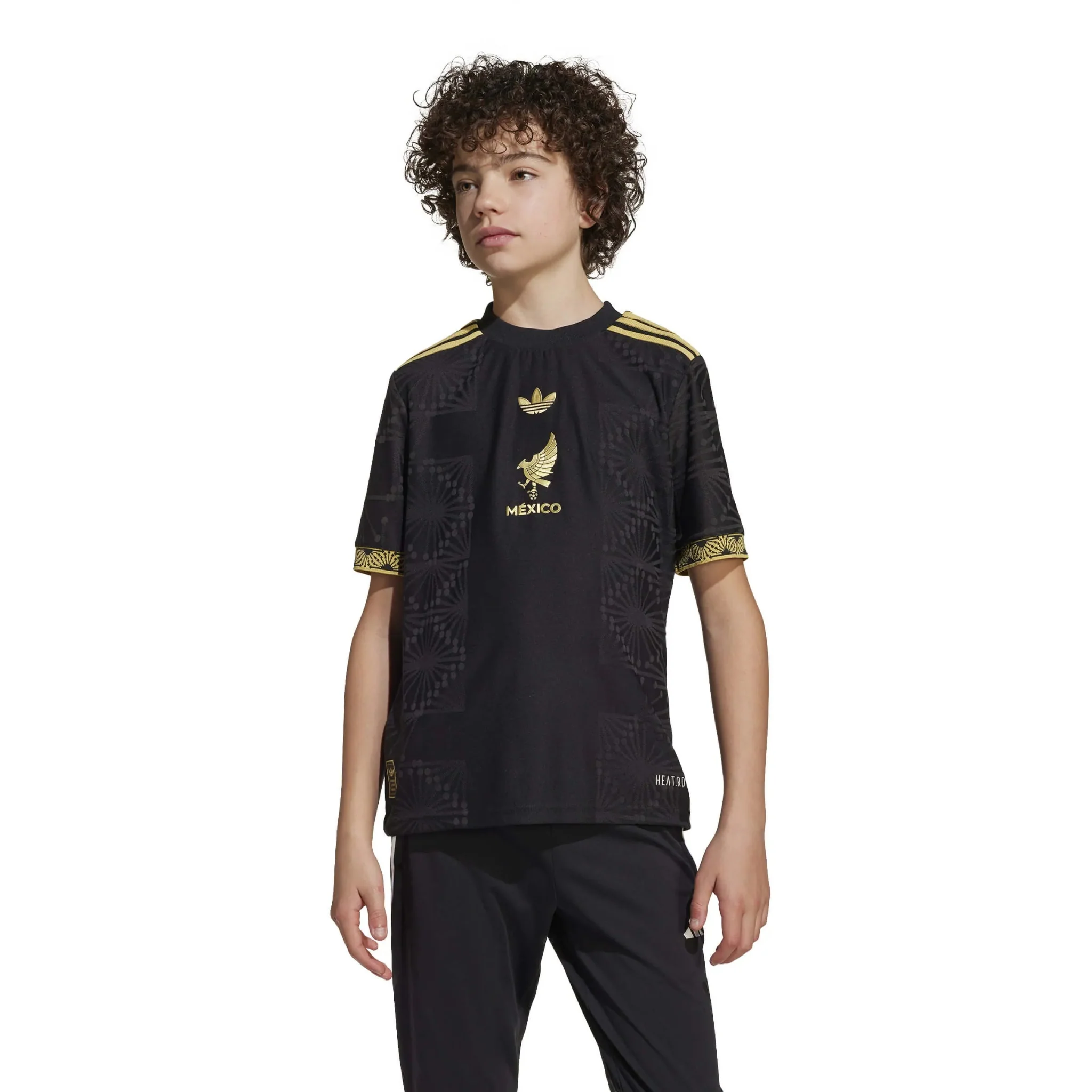 adidas 2025 Mexico Youth De Oro Authentic Soccer Jersey - Image 3