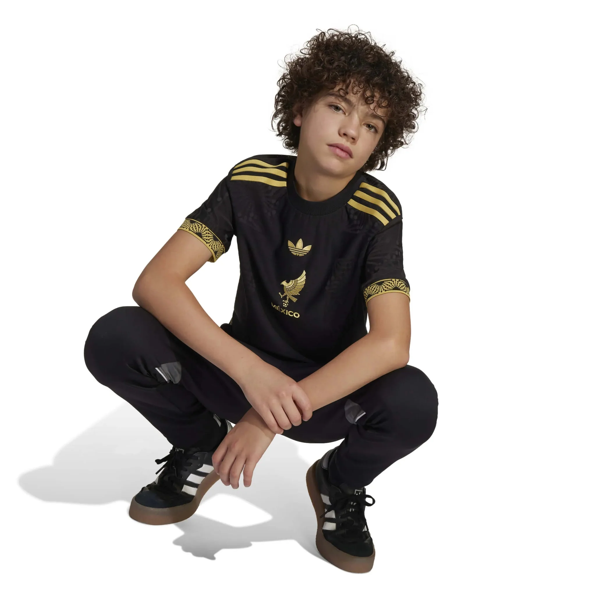 adidas 2025 Mexico Youth De Oro Authentic Soccer Jersey - Image 5