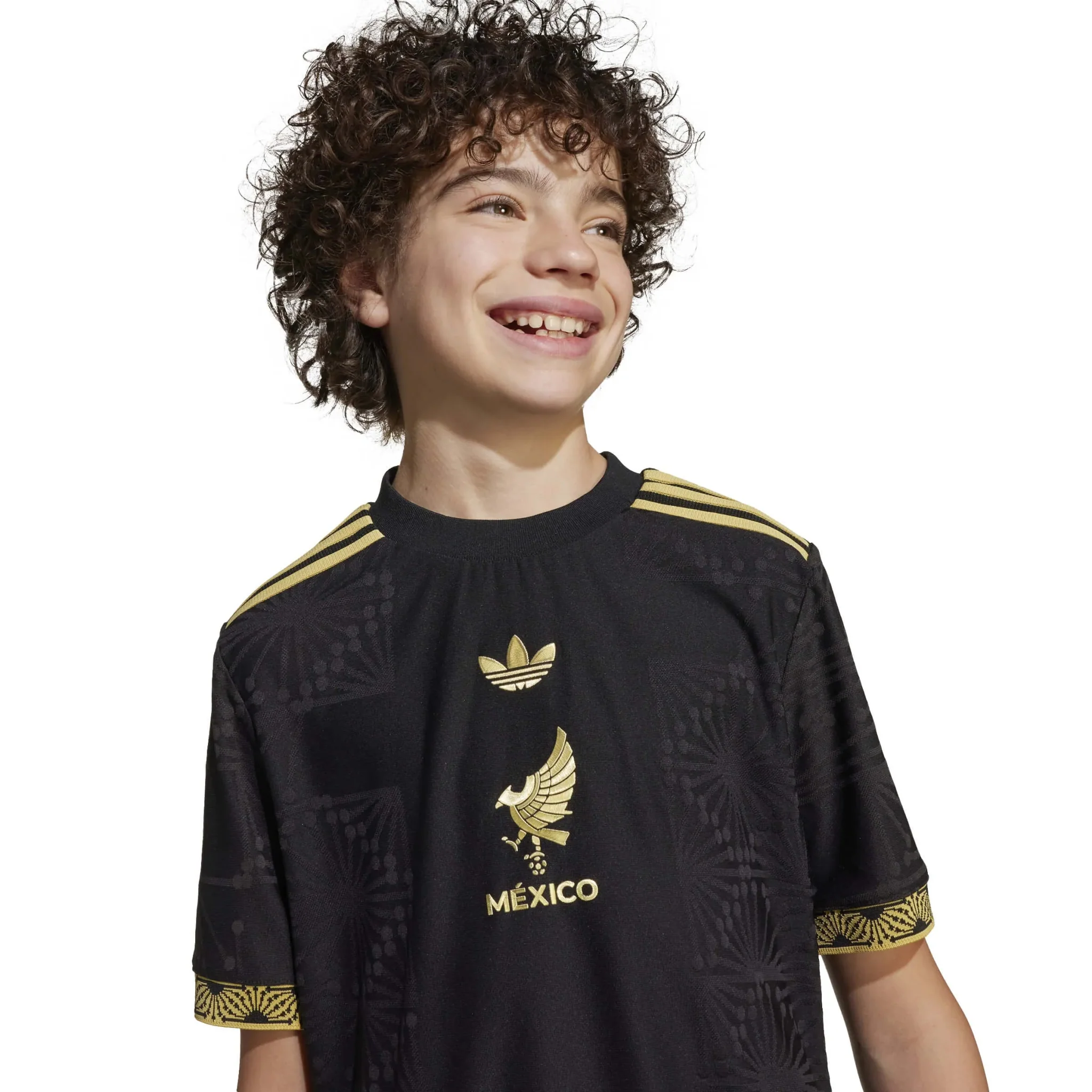 adidas 2025 Mexico Youth De Oro Authentic Soccer Jersey - Image 6