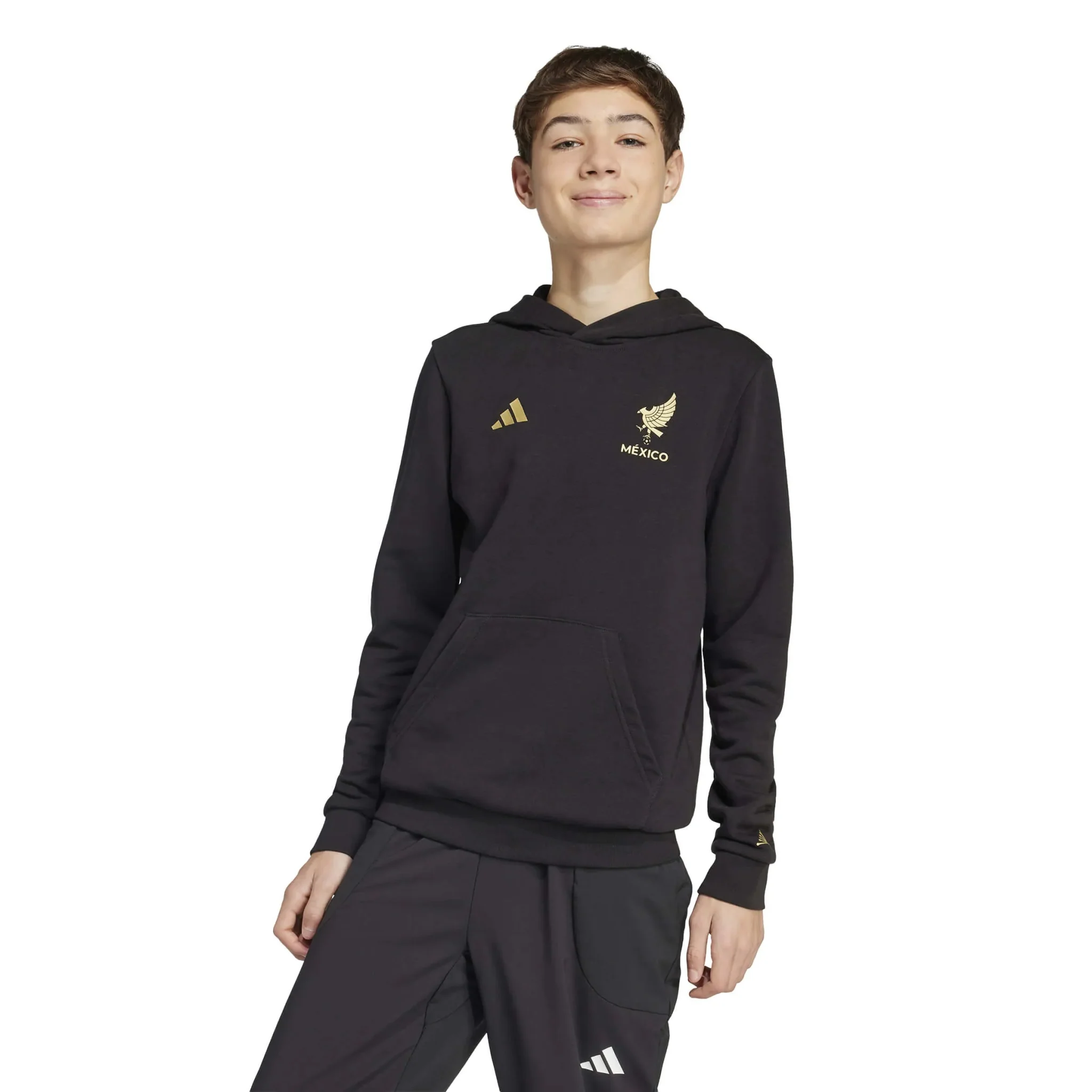 adidas 2025 Mexico Youth DNA Hoodie - Image 2