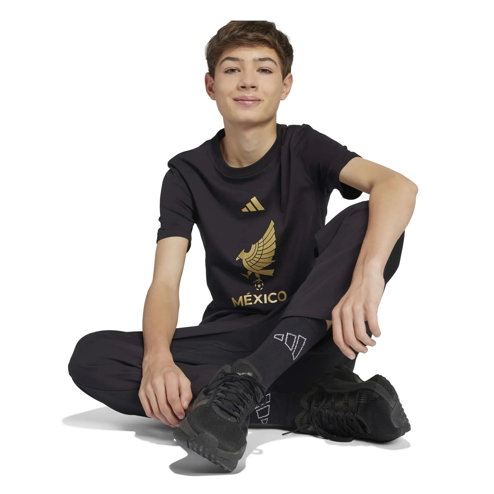 adidas 2025 Mexico Youth DNA Tee - Image 6