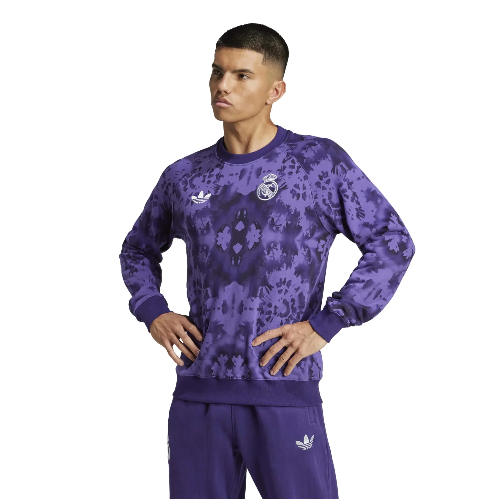 adidas 2024/25 Real Madrid Men's CNY Crewneck Sweatshirt - Image 2