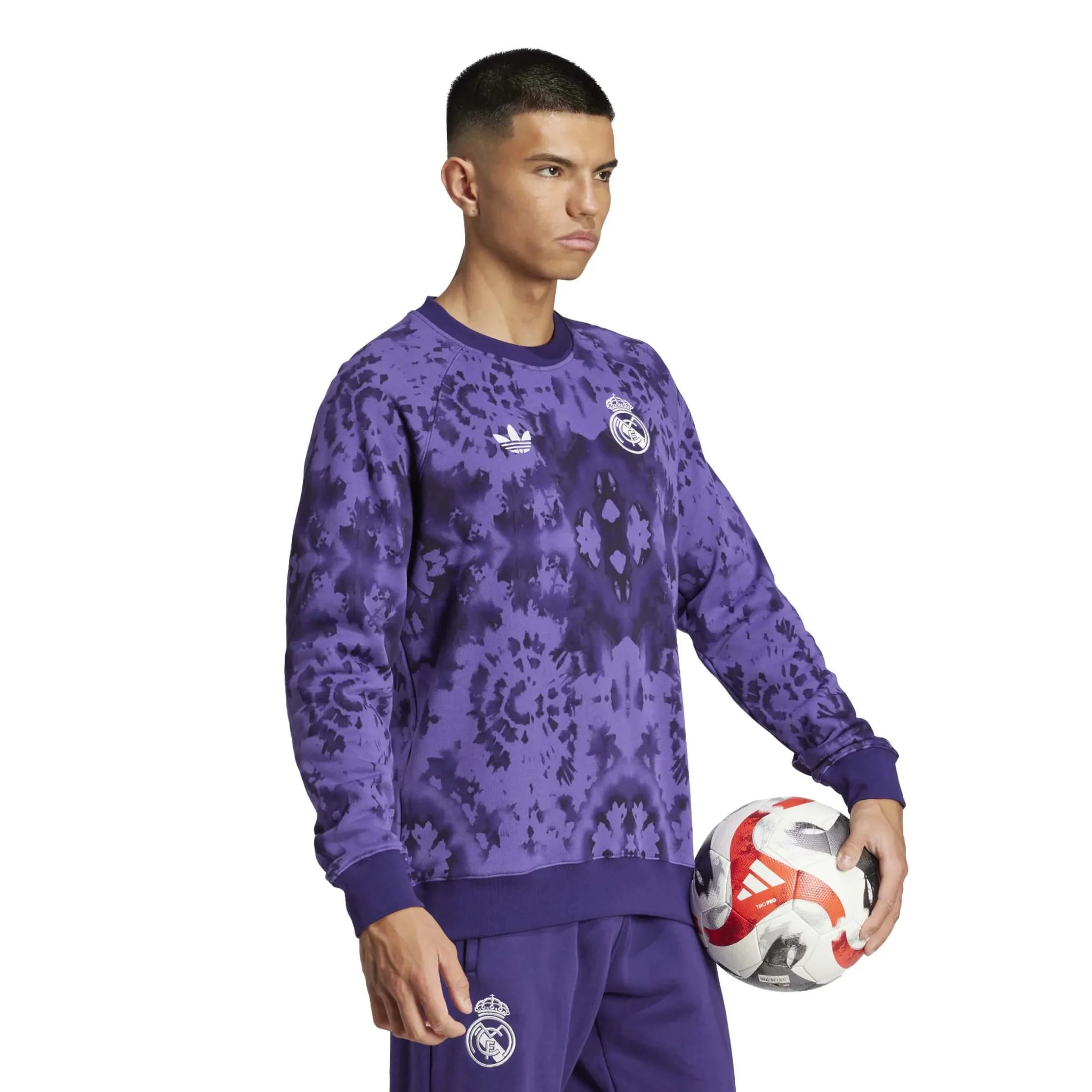 adidas 2024/25 Real Madrid Men's CNY Crewneck Sweatshirt - Image 3