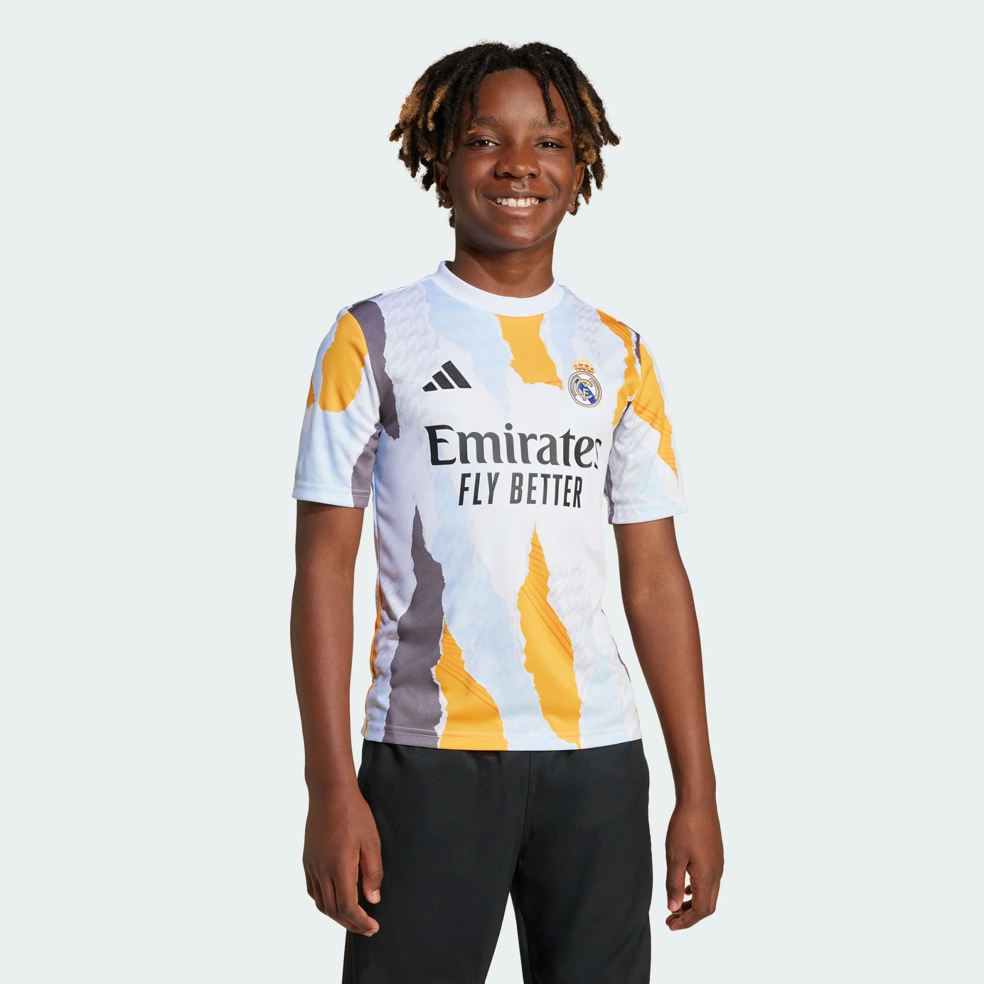 adidas 2024/25 Real Madrid Youth Pre-Match Jersey - Image 3